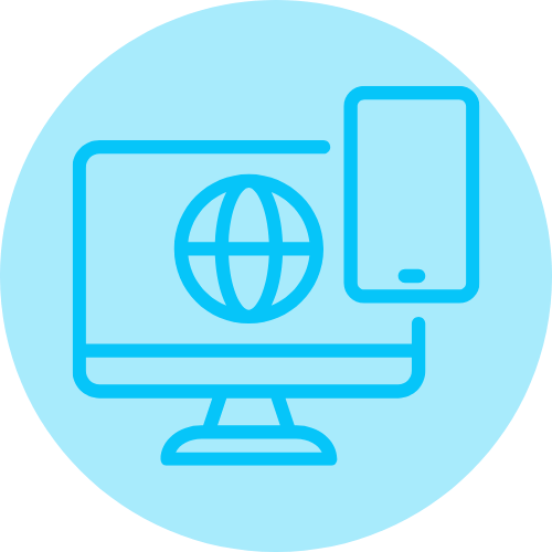 computer and cell phone icon