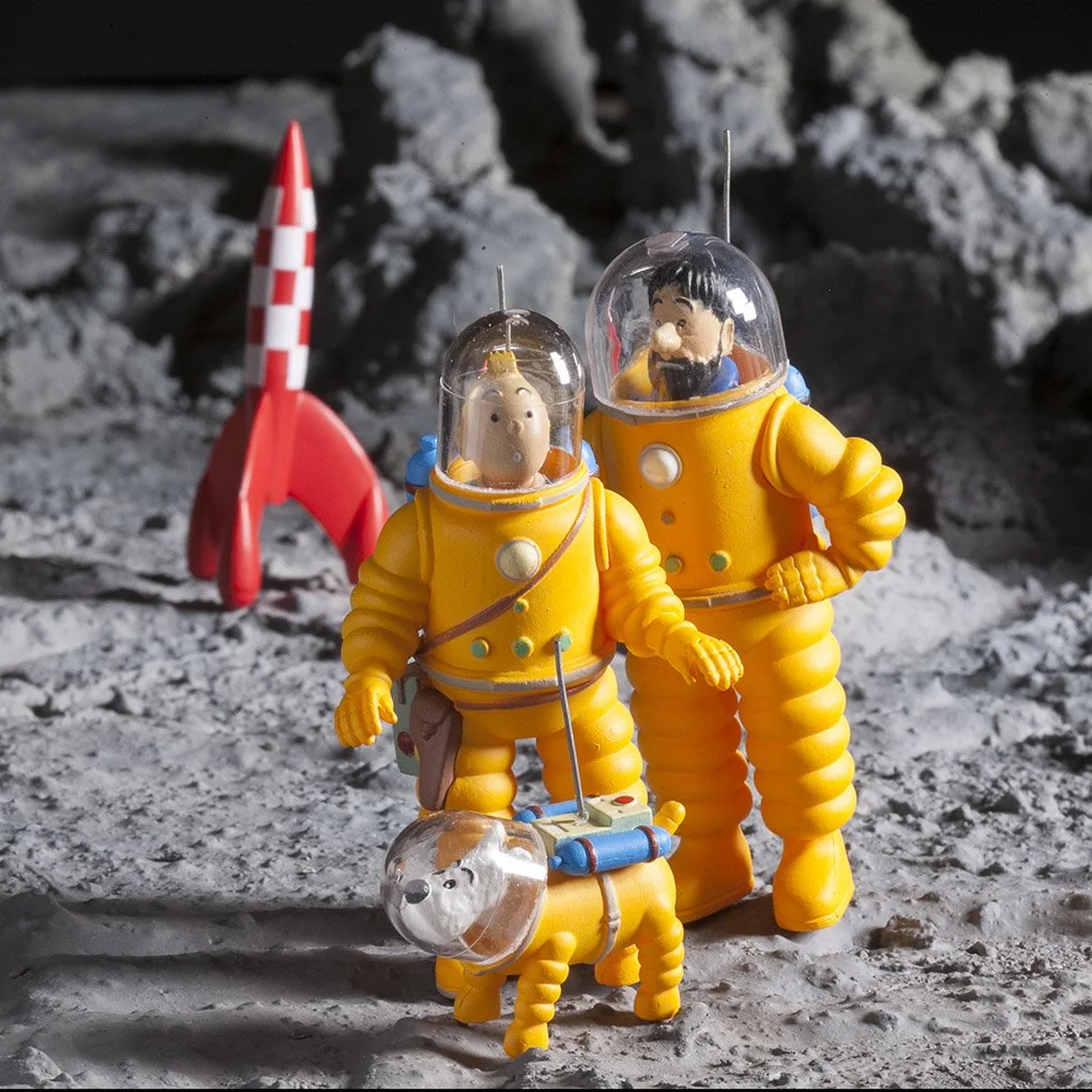 Tintin on the Moon