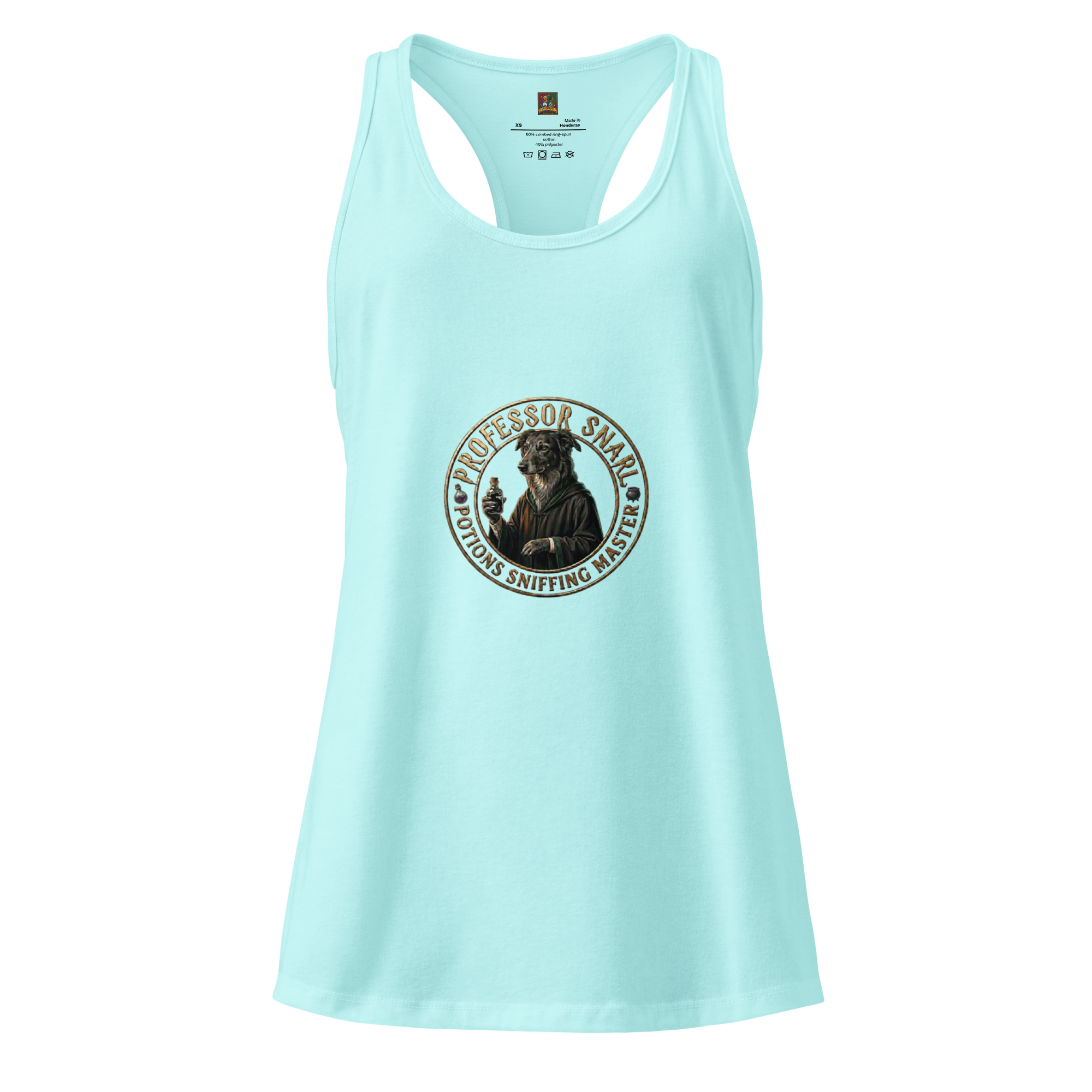 Professor Snarl - Women’s fitted racerback tank top