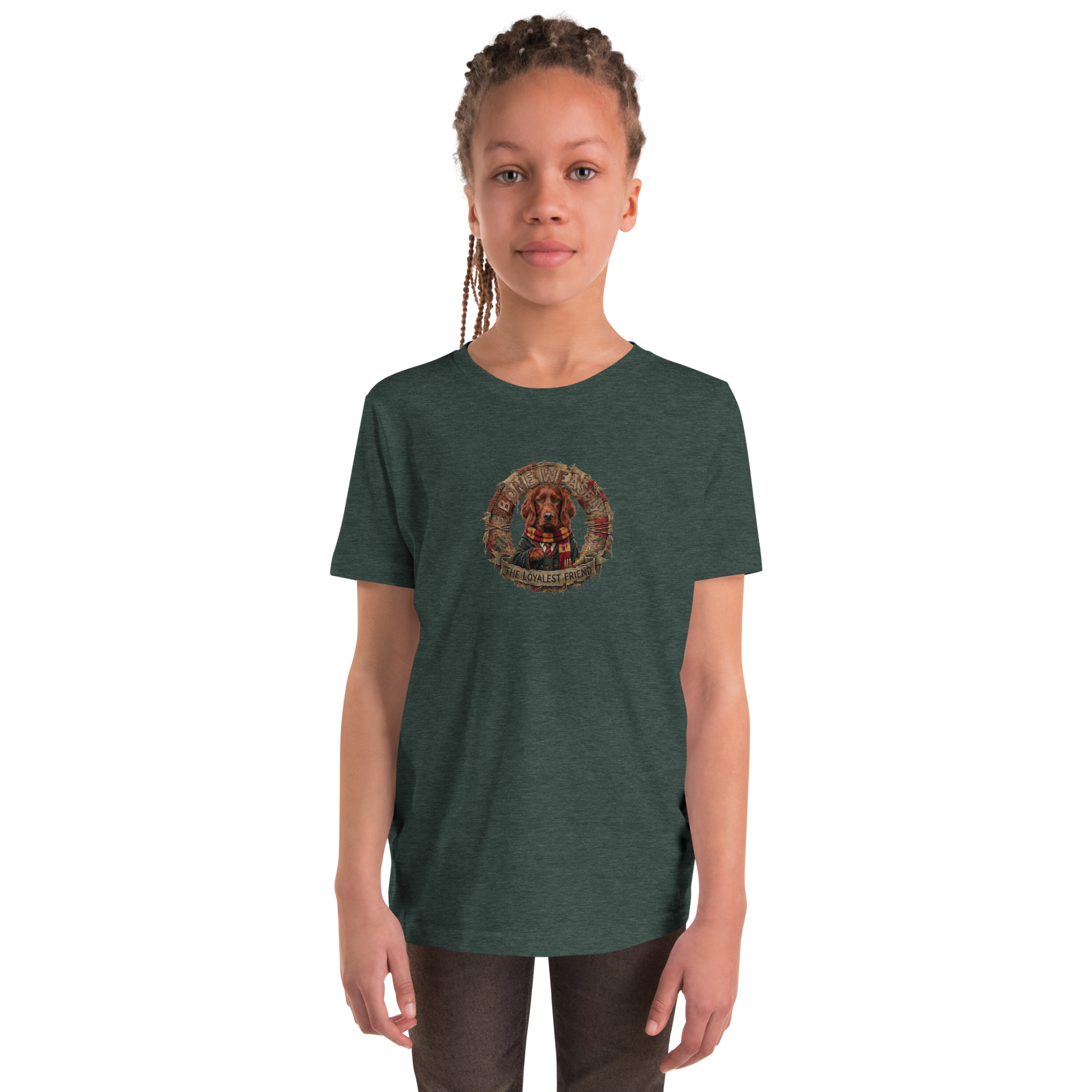 youth-staple-tee-heather-forest-front-6a60e3ae5c563.png