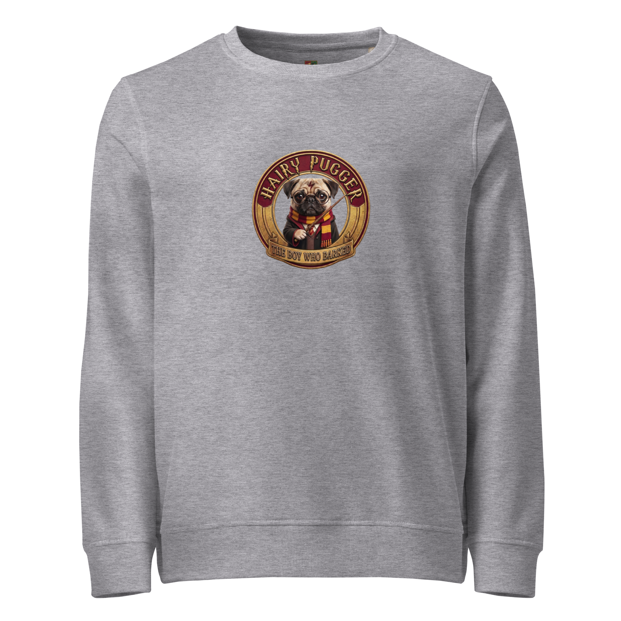 Hairy Pugger ⚡️ Unisex Organic Sweatshirt
