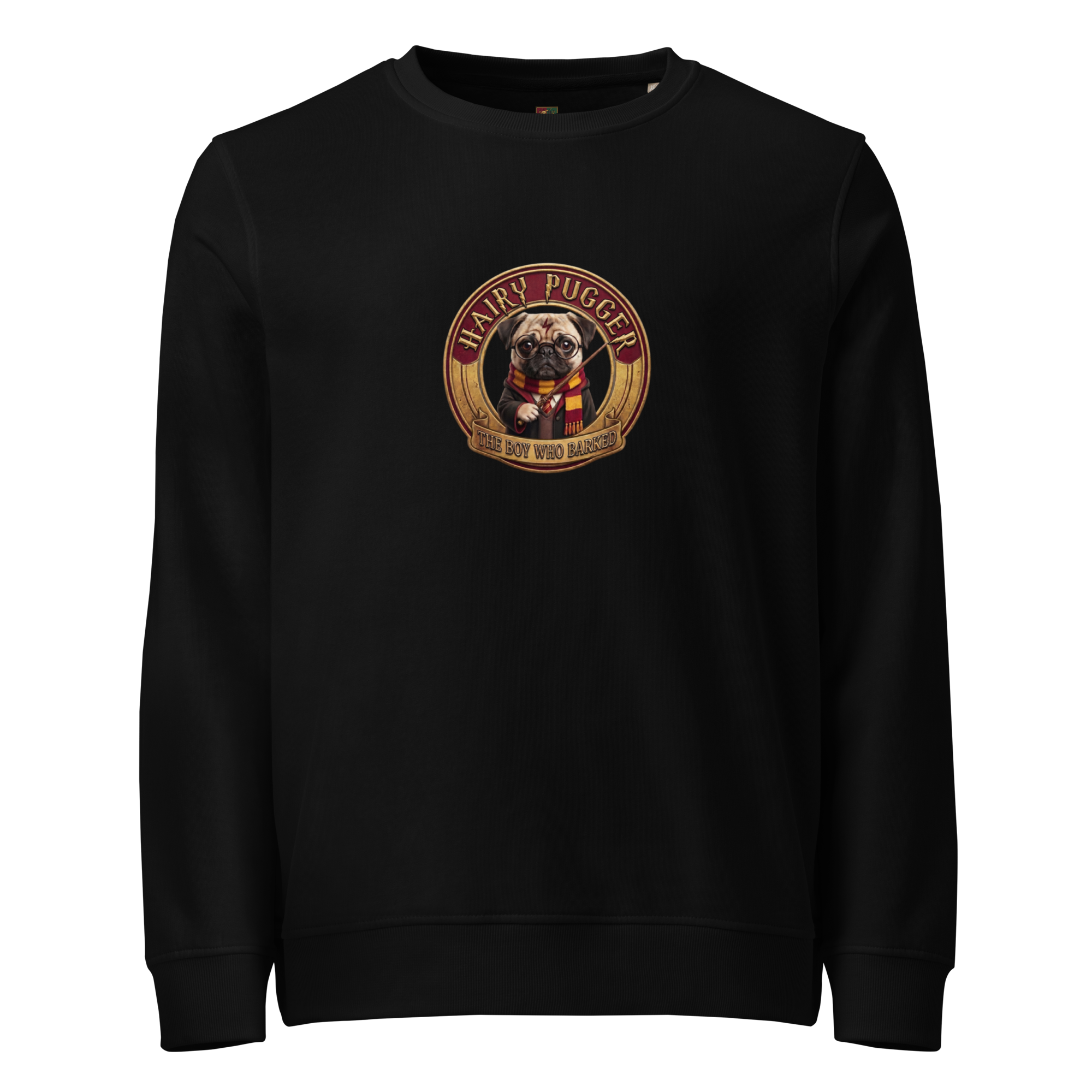 Hairy Pugger ⚡️ Unisex Organic Sweatshirt