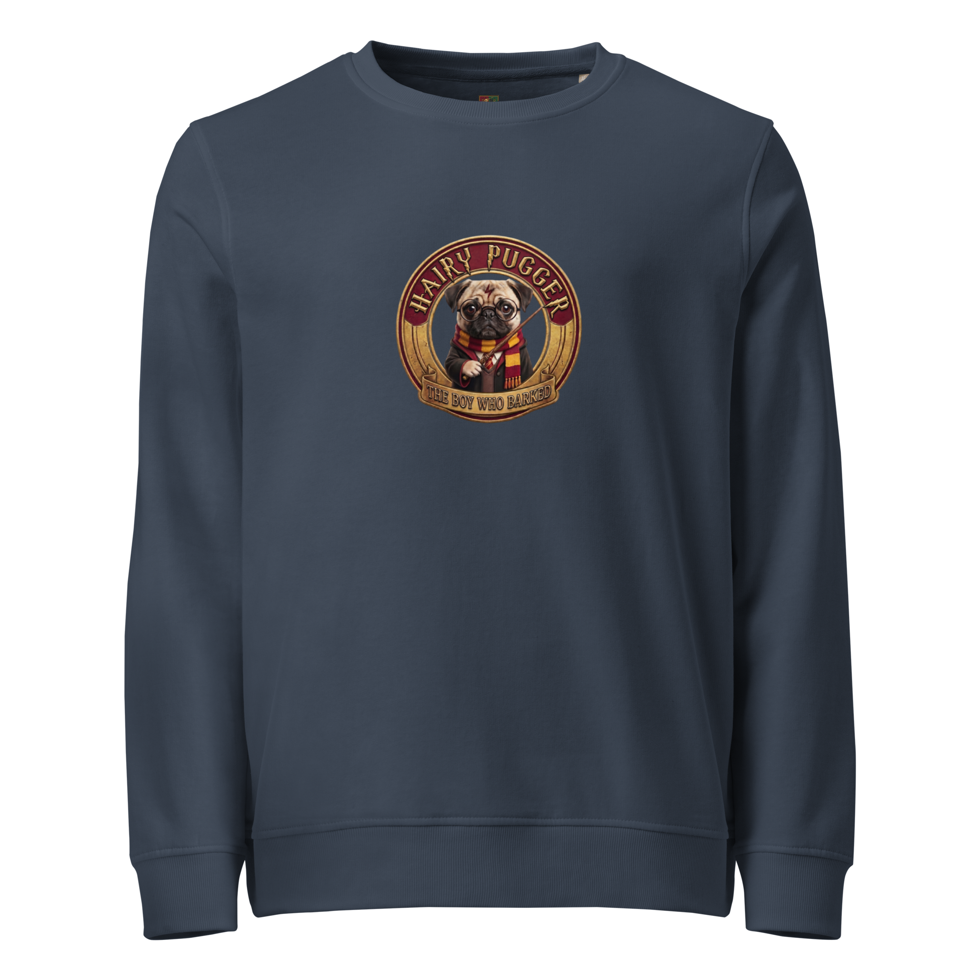 Hairy Pugger ⚡️ Unisex Organic Sweatshirt