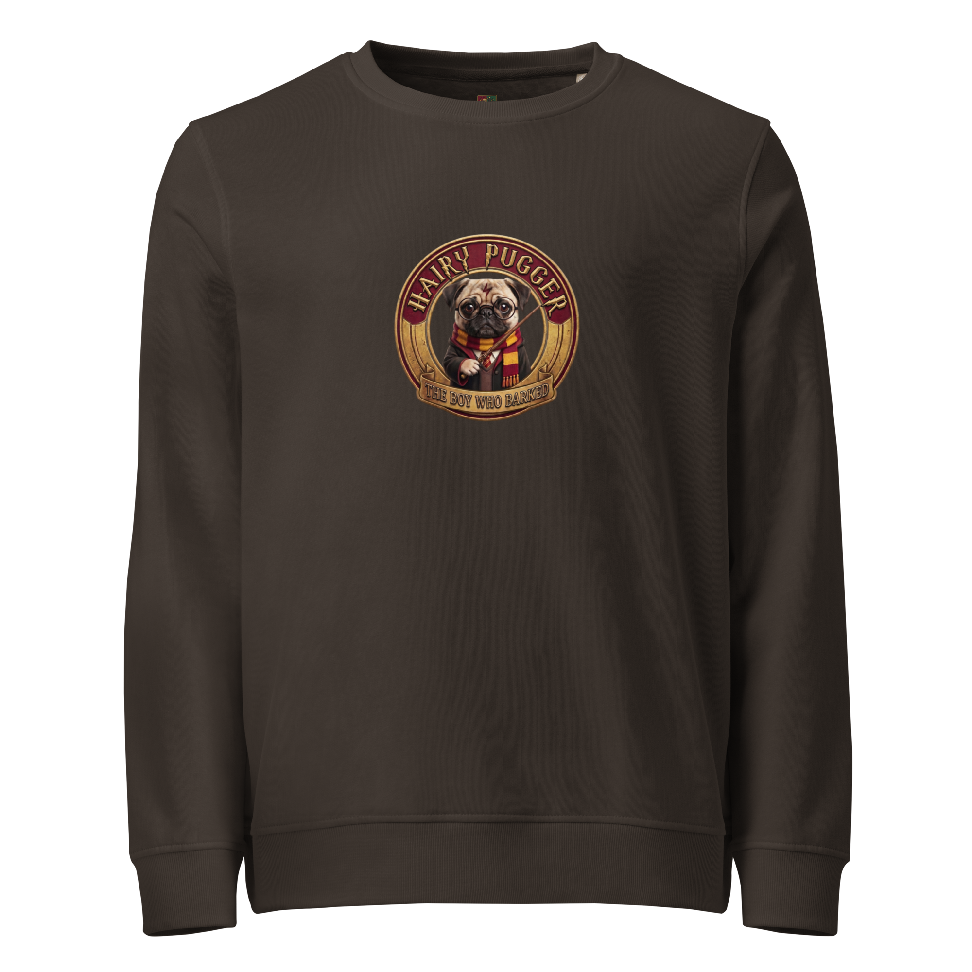 Hairy Pugger ⚡️ Unisex Organic Sweatshirt