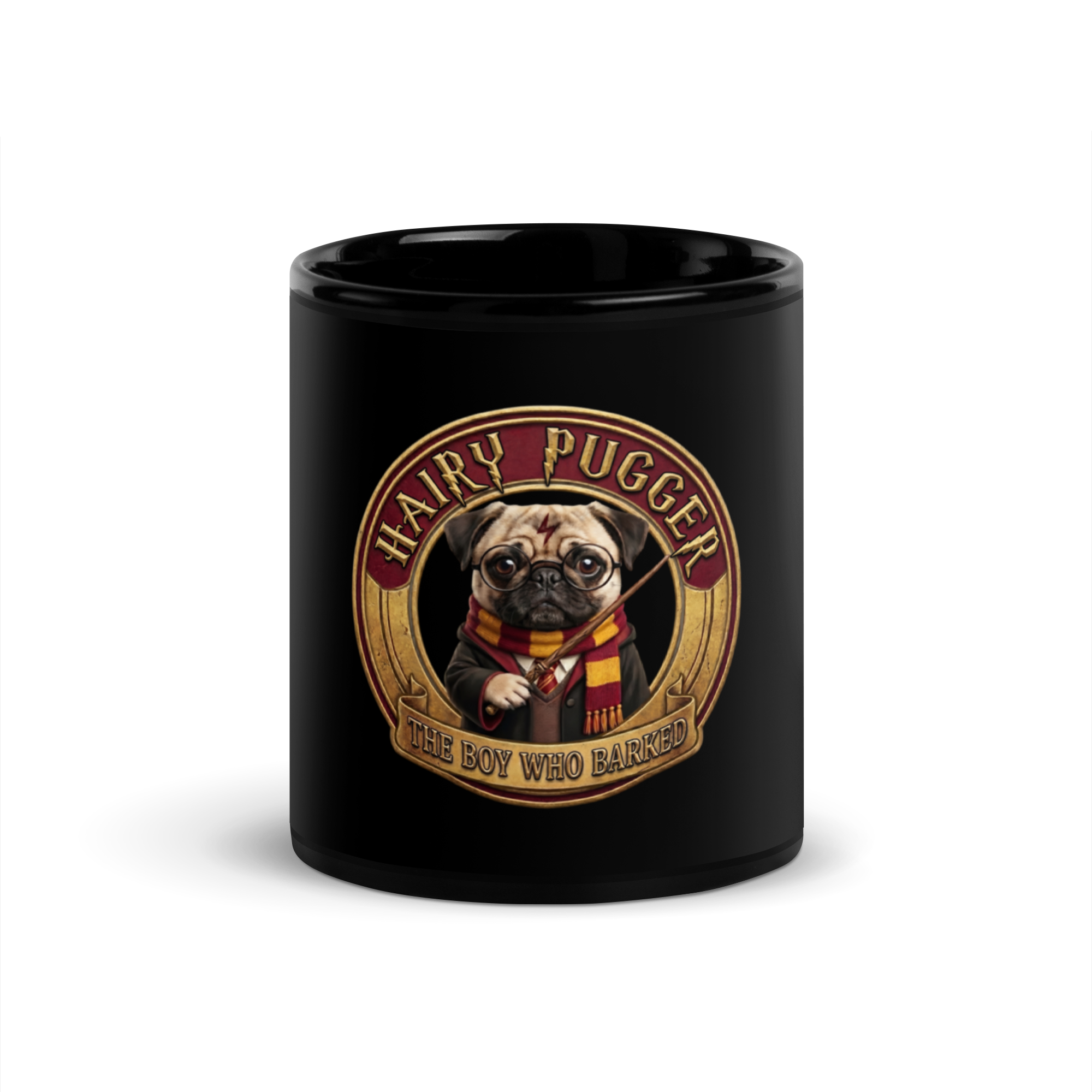 Hairy Pugger Mug (black)