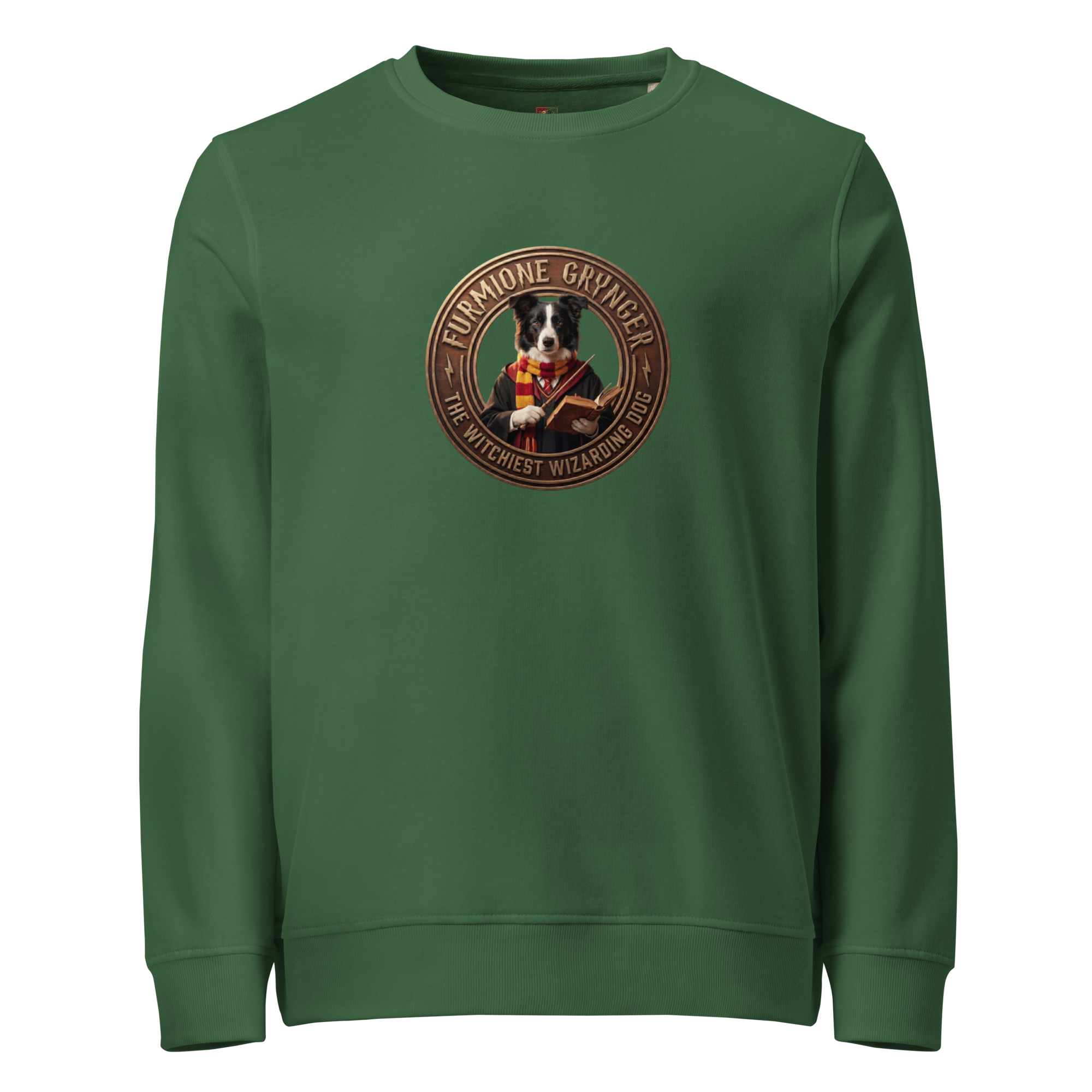 unisex-organic-sweatshirt-bottle-green-front-6a6202c378677.png