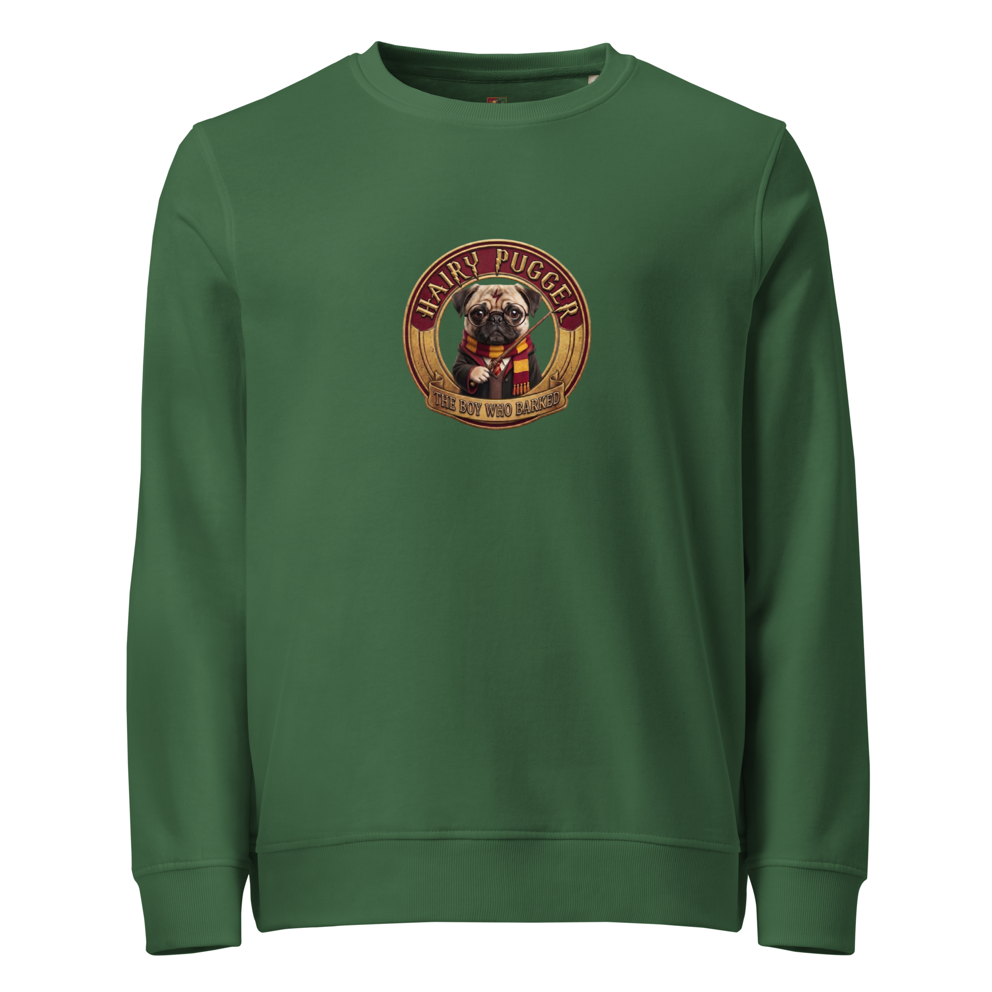 Hairy Pugger ⚡️ Unisex Organic Sweatshirt