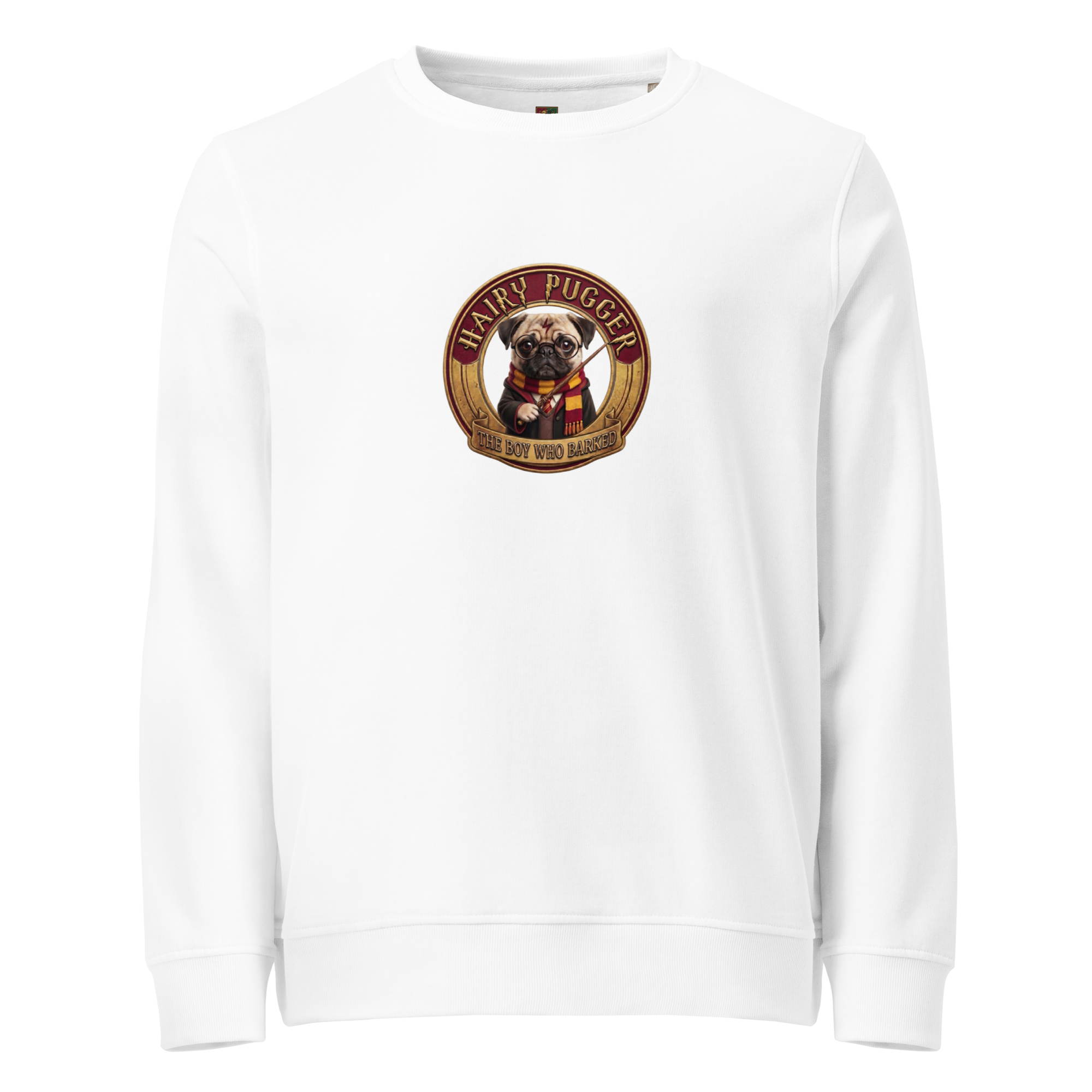 Hairy Pugger ⚡️ Unisex Organic Sweatshirt