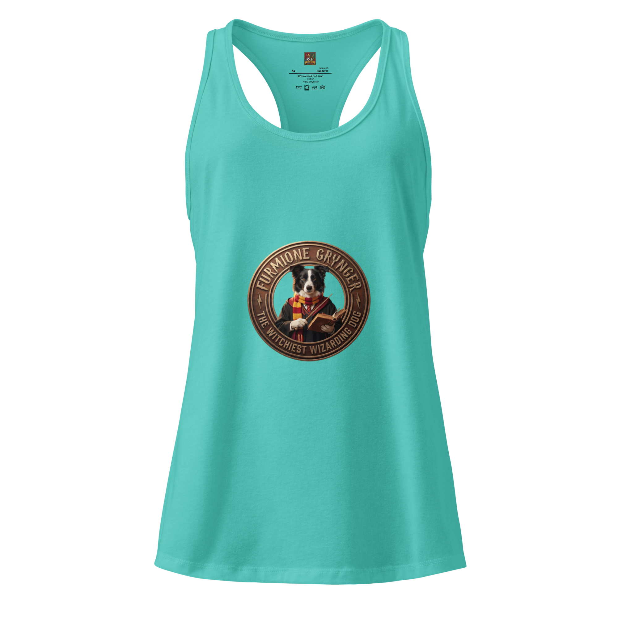 Furmione  📚 Women’s fitted racerback tank top