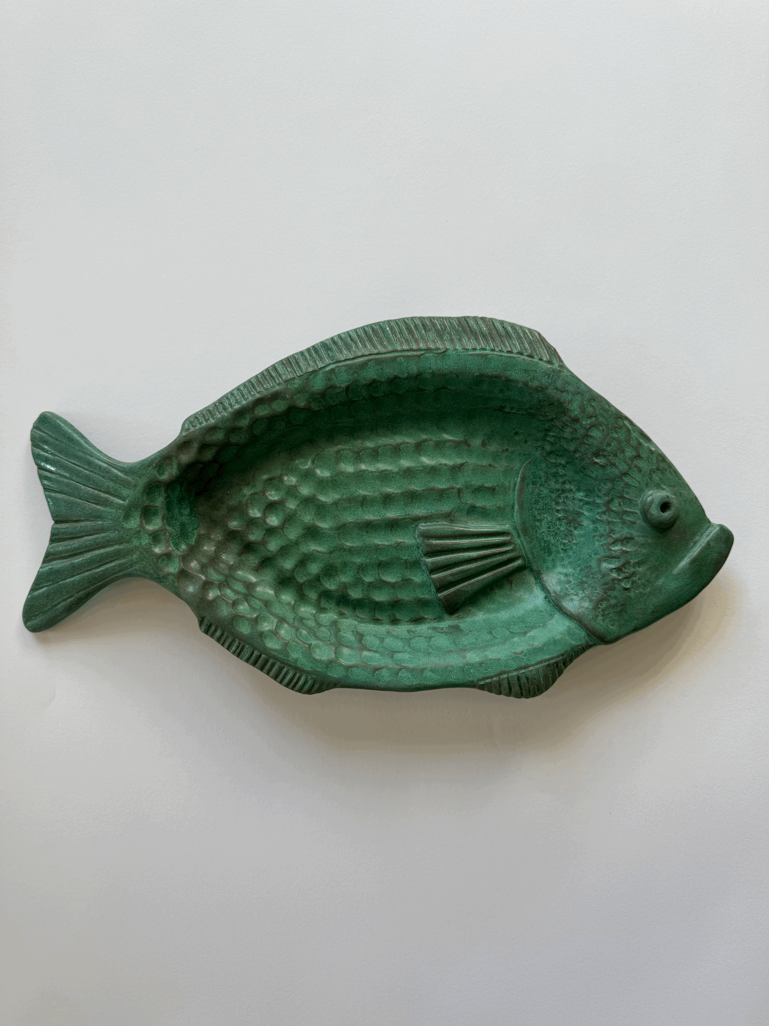 Matte Teal Fish Tray
