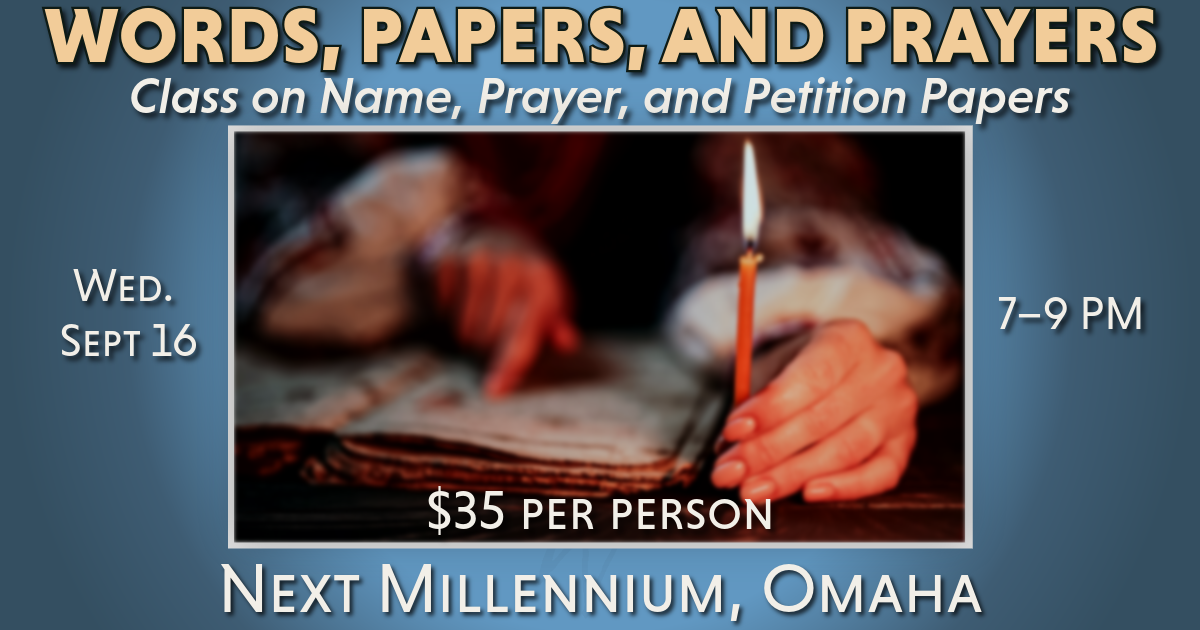 Words, Papers &amp; Prayers Class