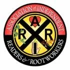 The logo of the Association of Independent Readers and Rootwork Practitioners (AIRR) with black, red, and yellow colors and a central cross symbol.