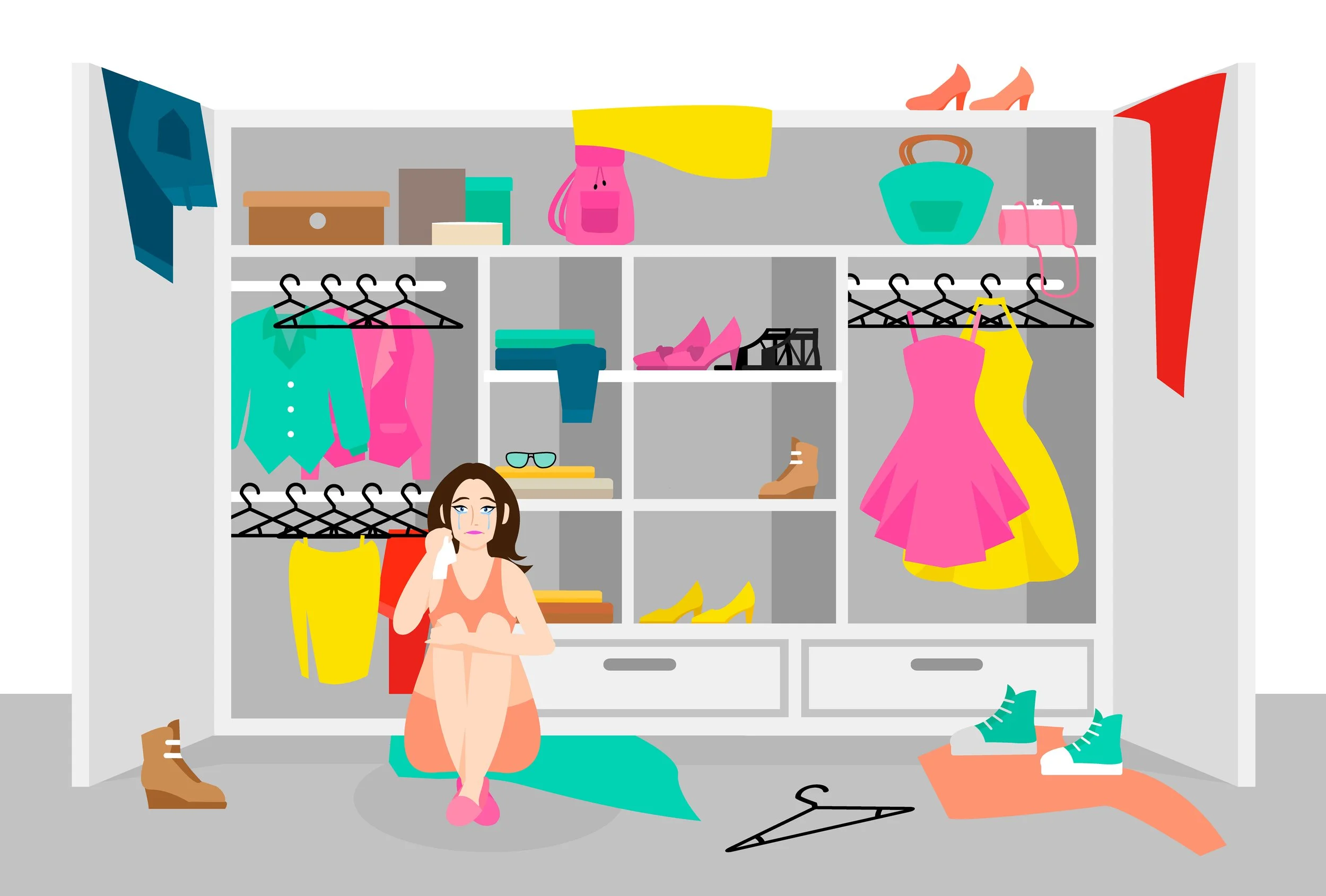 Pourquoi ai-je l'impression de n'avoir rien à me mettre alors que mon dressing est plein ?