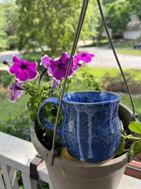 Blue Ceramic Cup