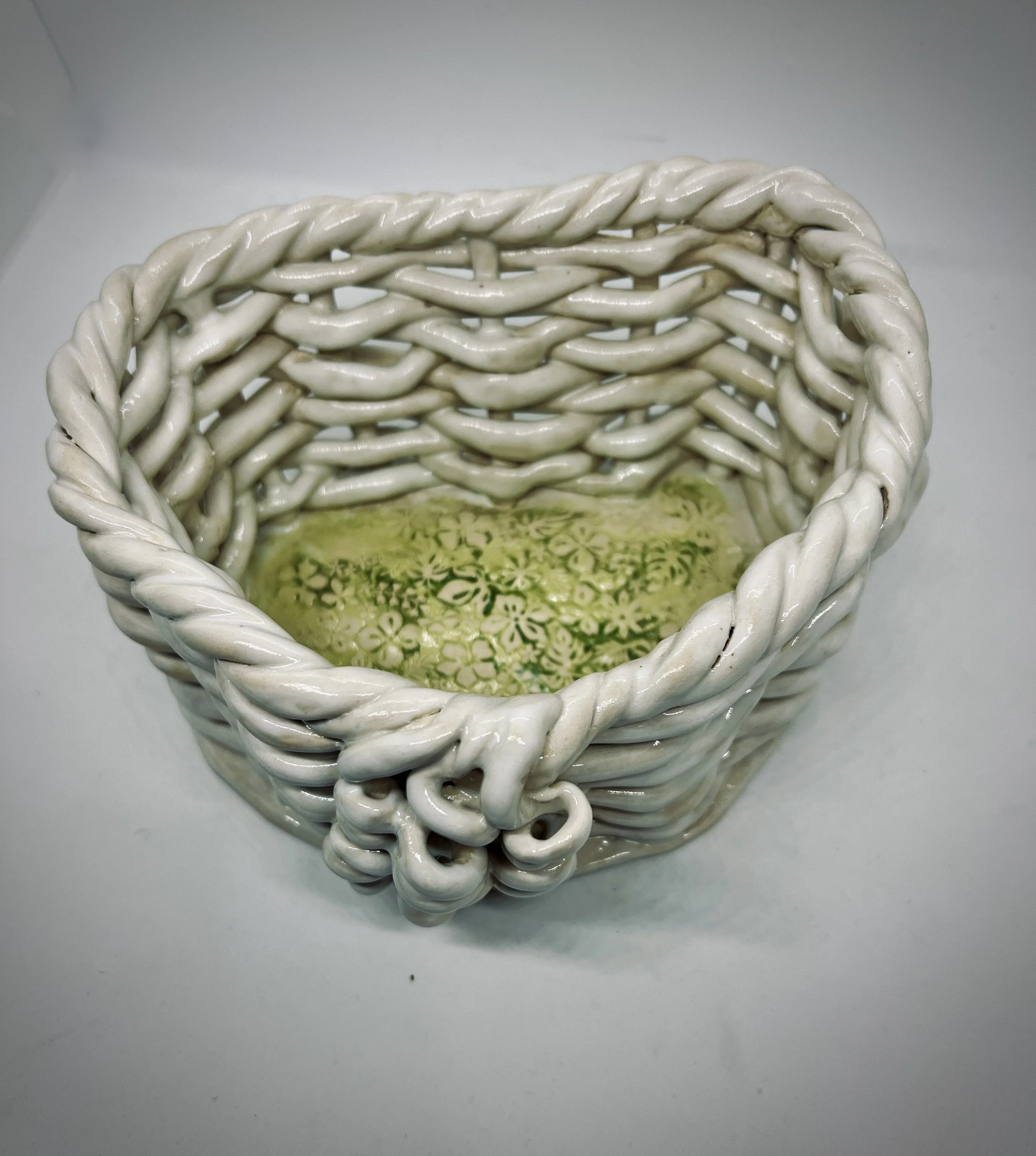 Ceramic Weave Basket