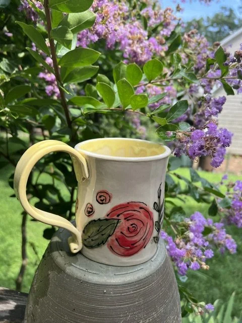 Hand painted cup