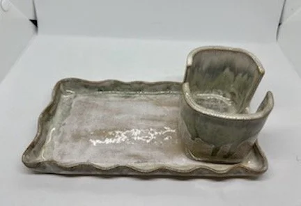 Tray and Sponge Holder