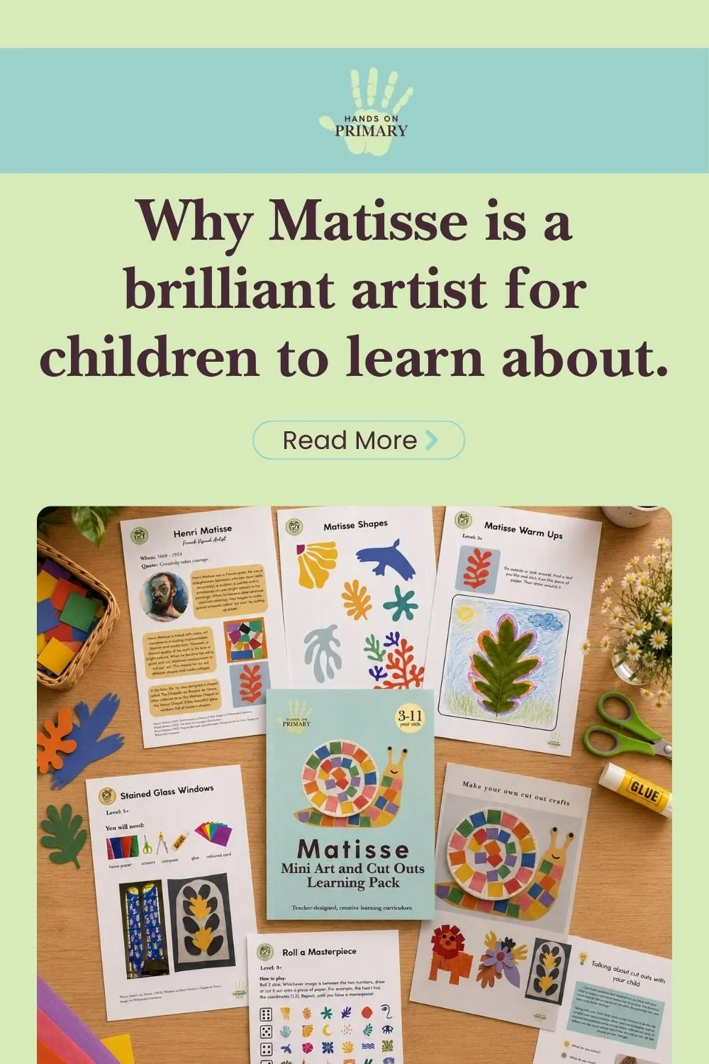 Why Matisse is a brilliant artist for children to learn about…