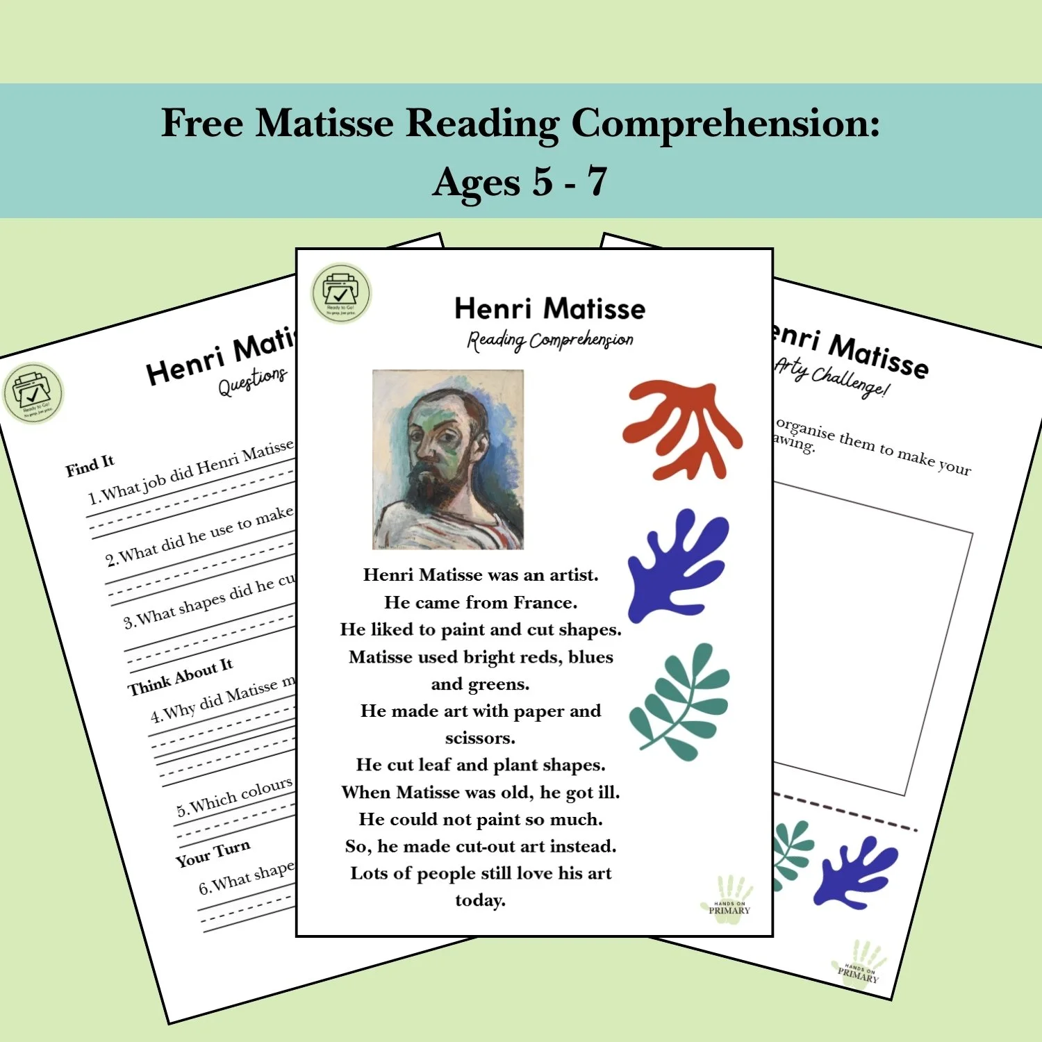Hands on Primary Product Page Matisse Reading Comprehension.jpg