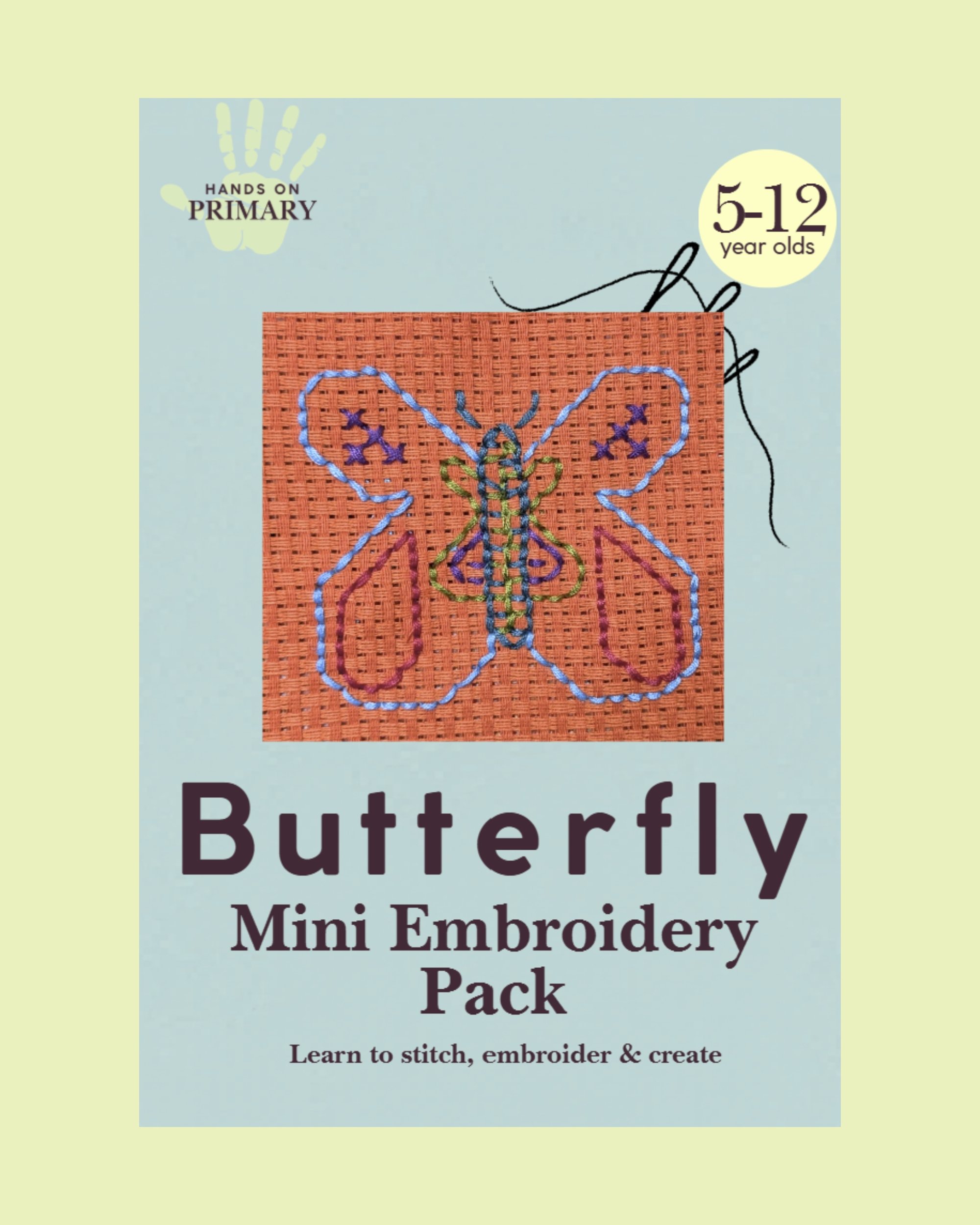 Butterfly Embroidery Mini Learning Pack