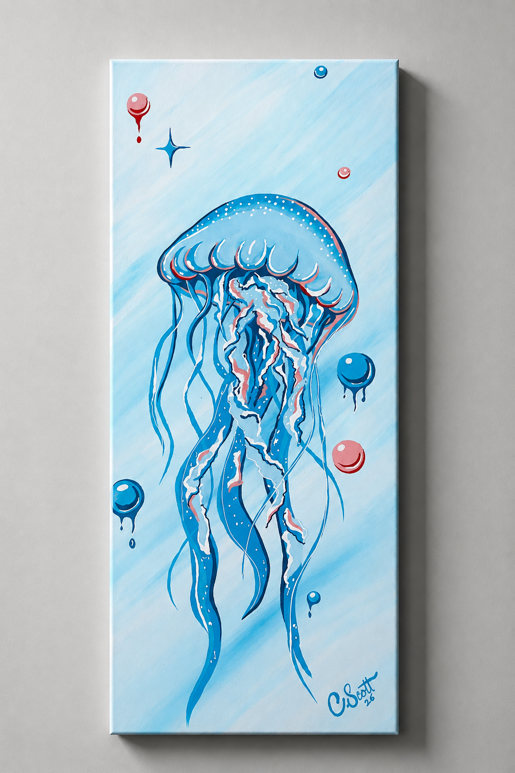 36x12 Canvas Original  "Set Adrift - Daybreak"