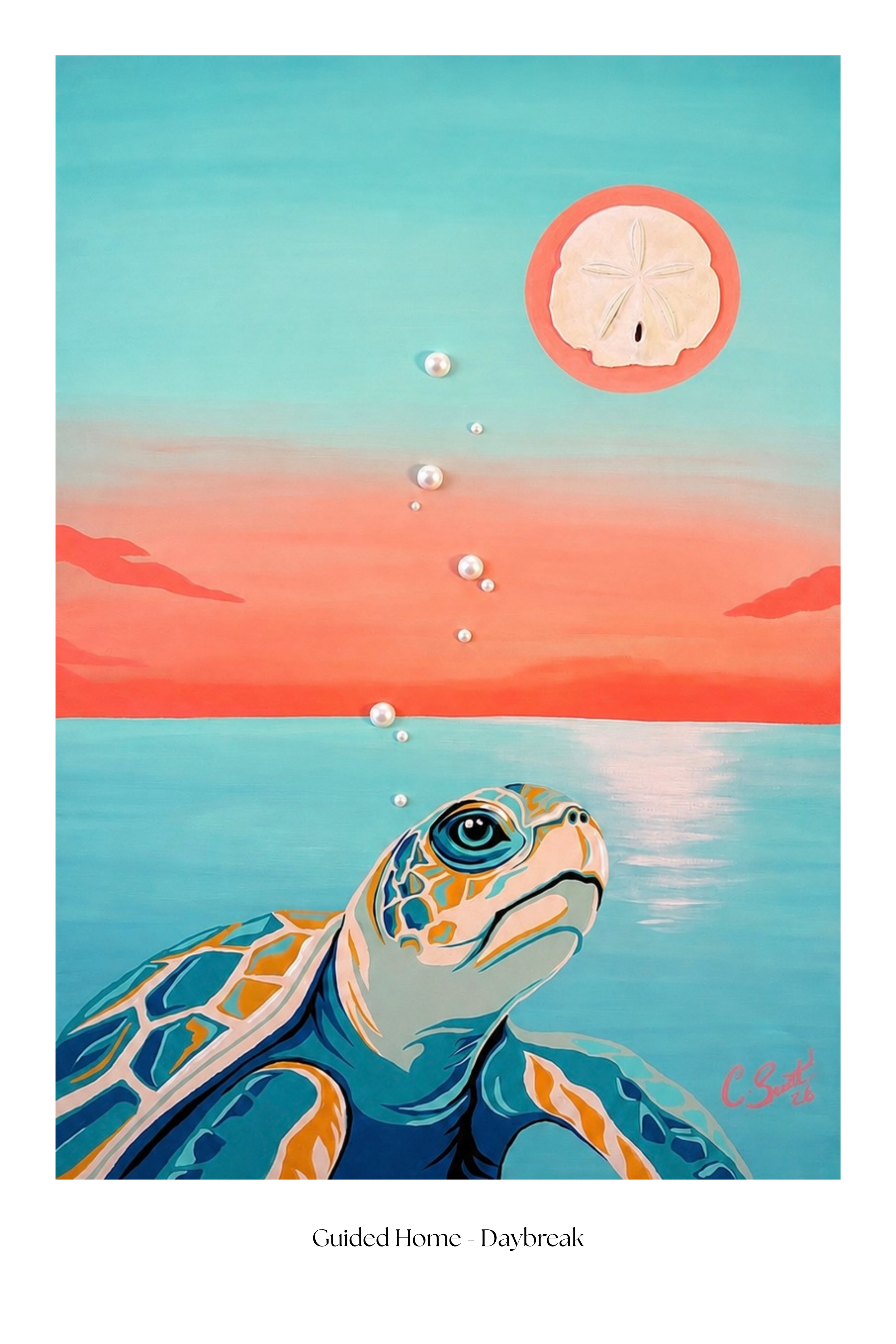 24x36 "Guided Home - Daybreak " Signed Limited edition (200) Print