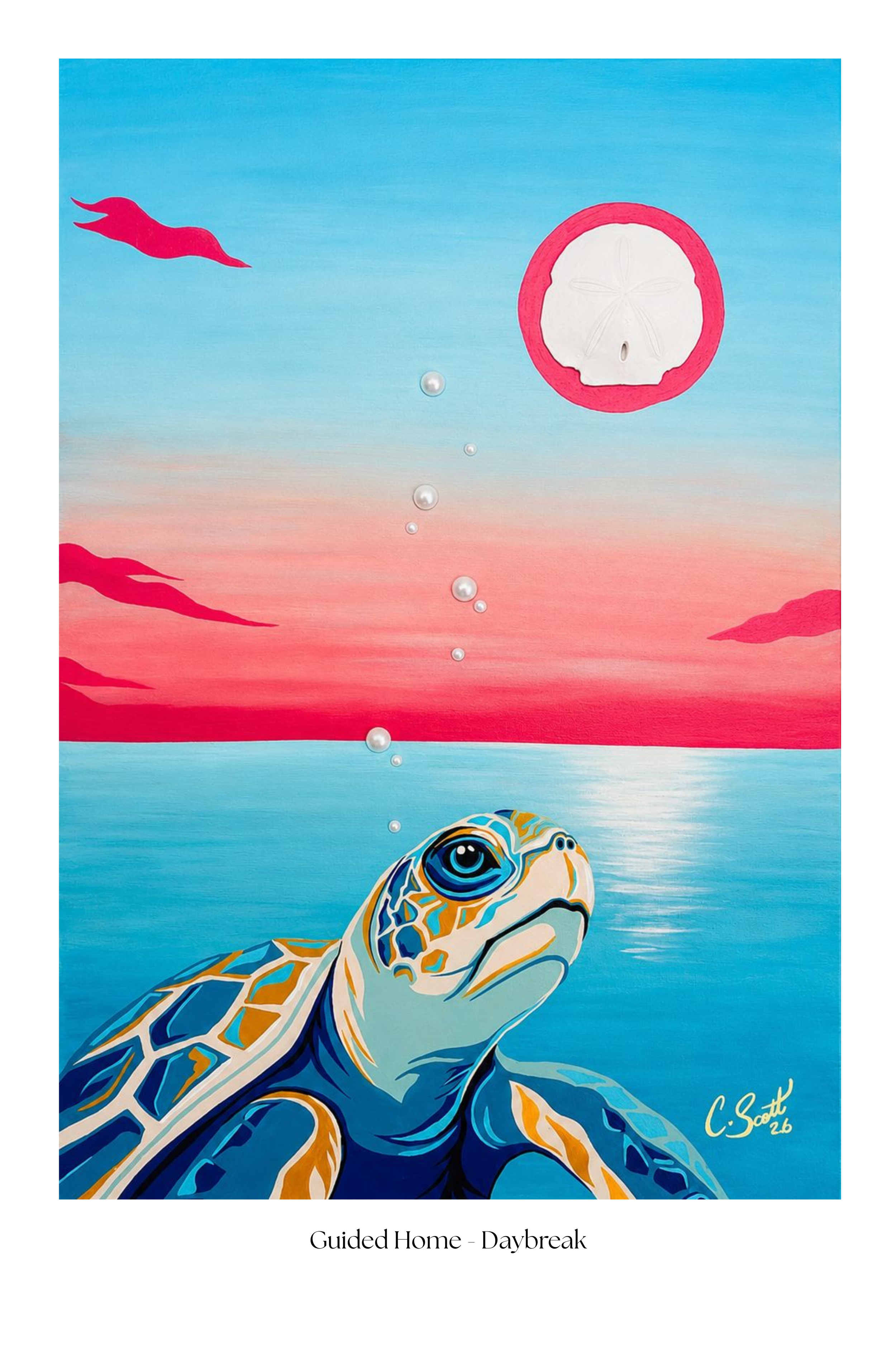 16x24 "Guided Home - Daybreak " Signed Limited edition (200) Print