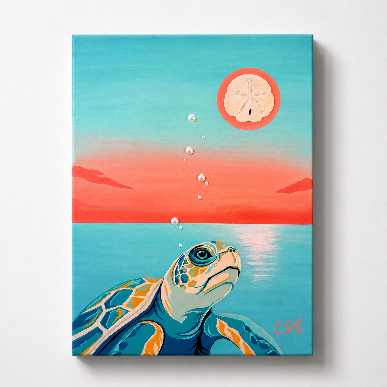 24x36 Original Canvas Painting "Guided Home - Daybreak "