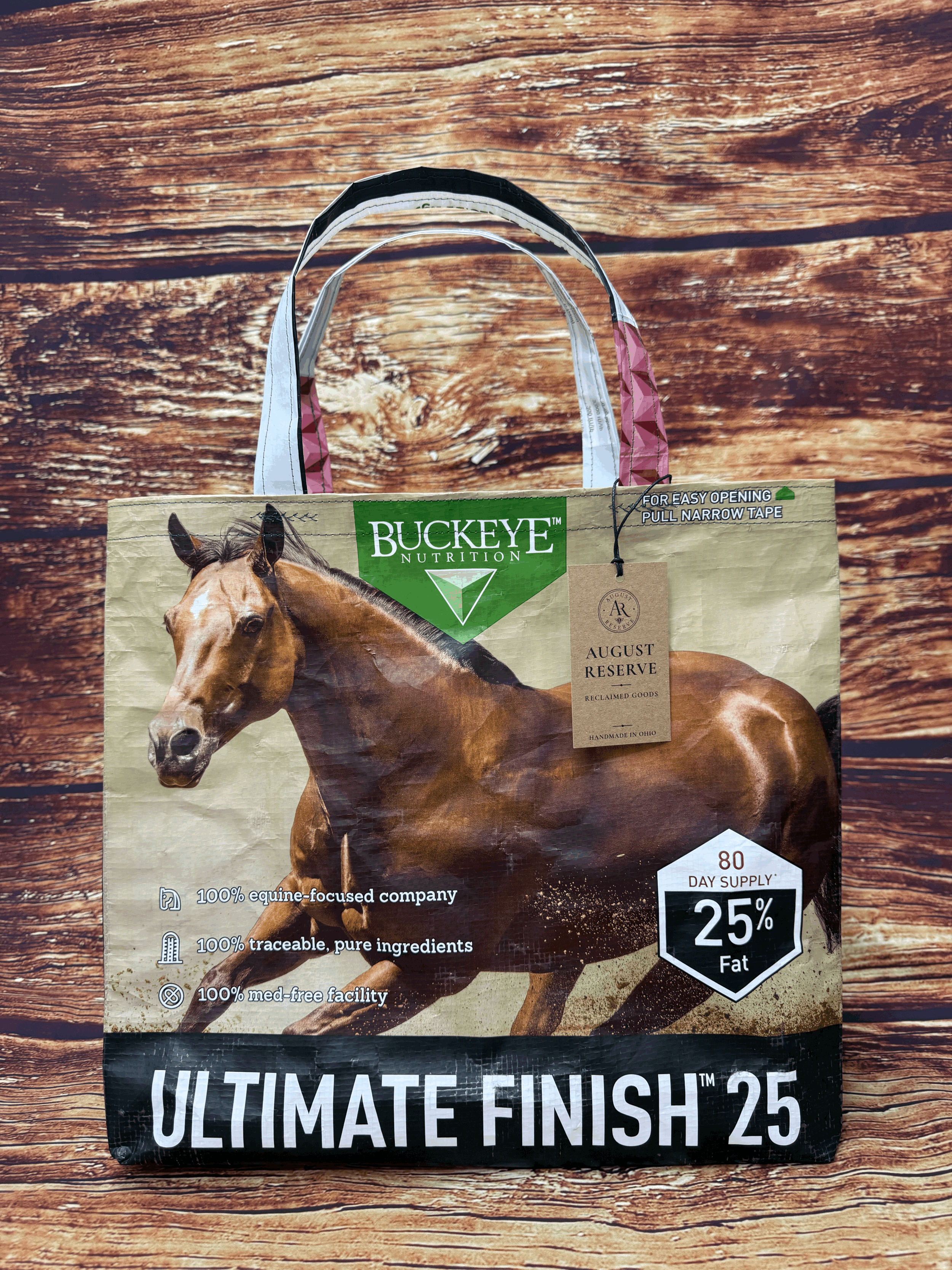 Horse Tote - Buckeye Finish