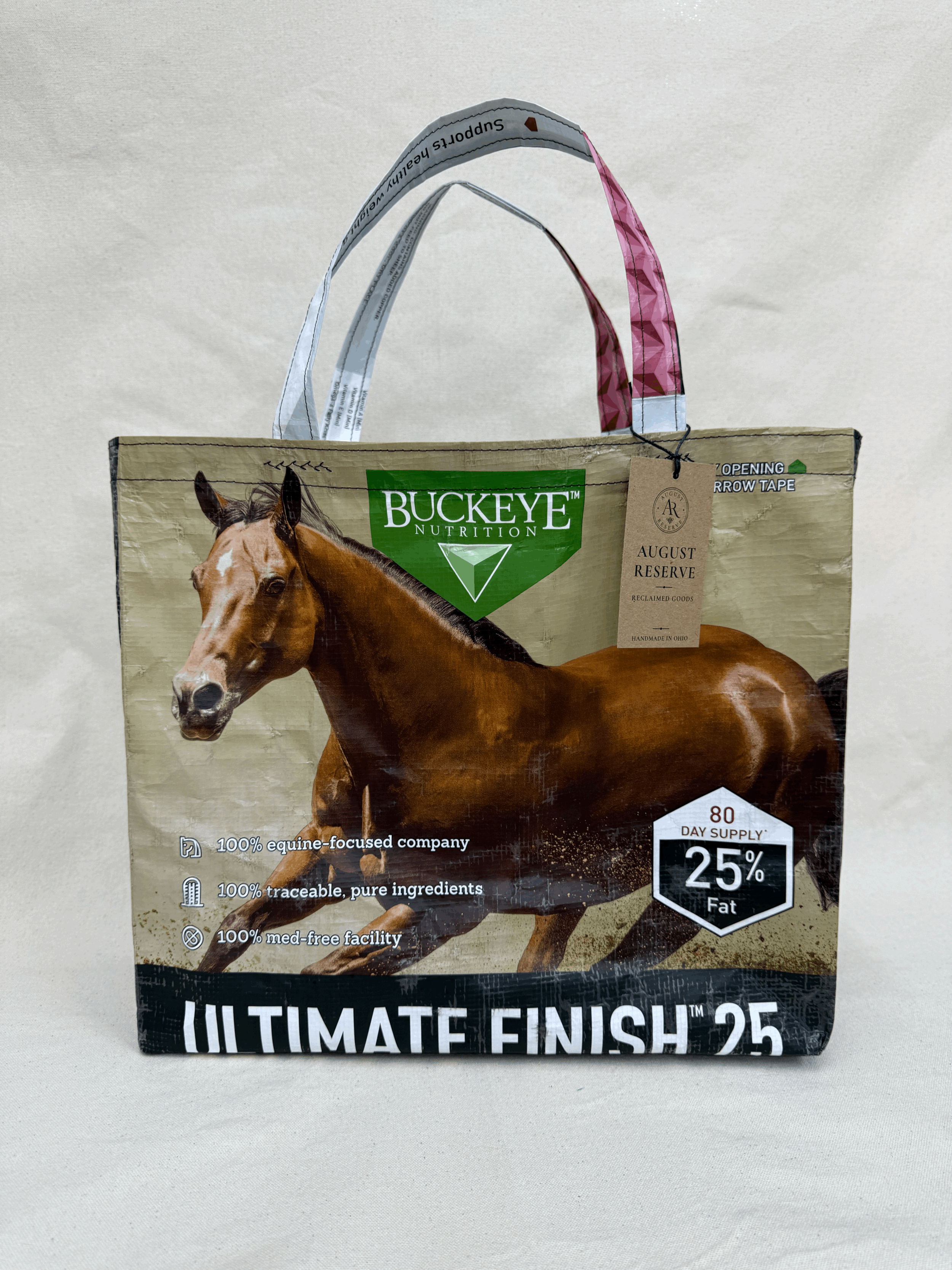 Buckeye Brown Horse Tote