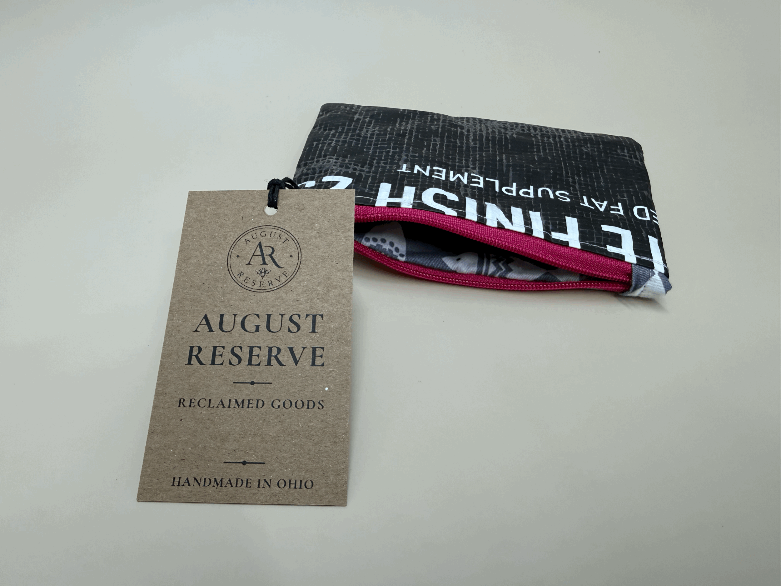 Lined coin pouch - Finish