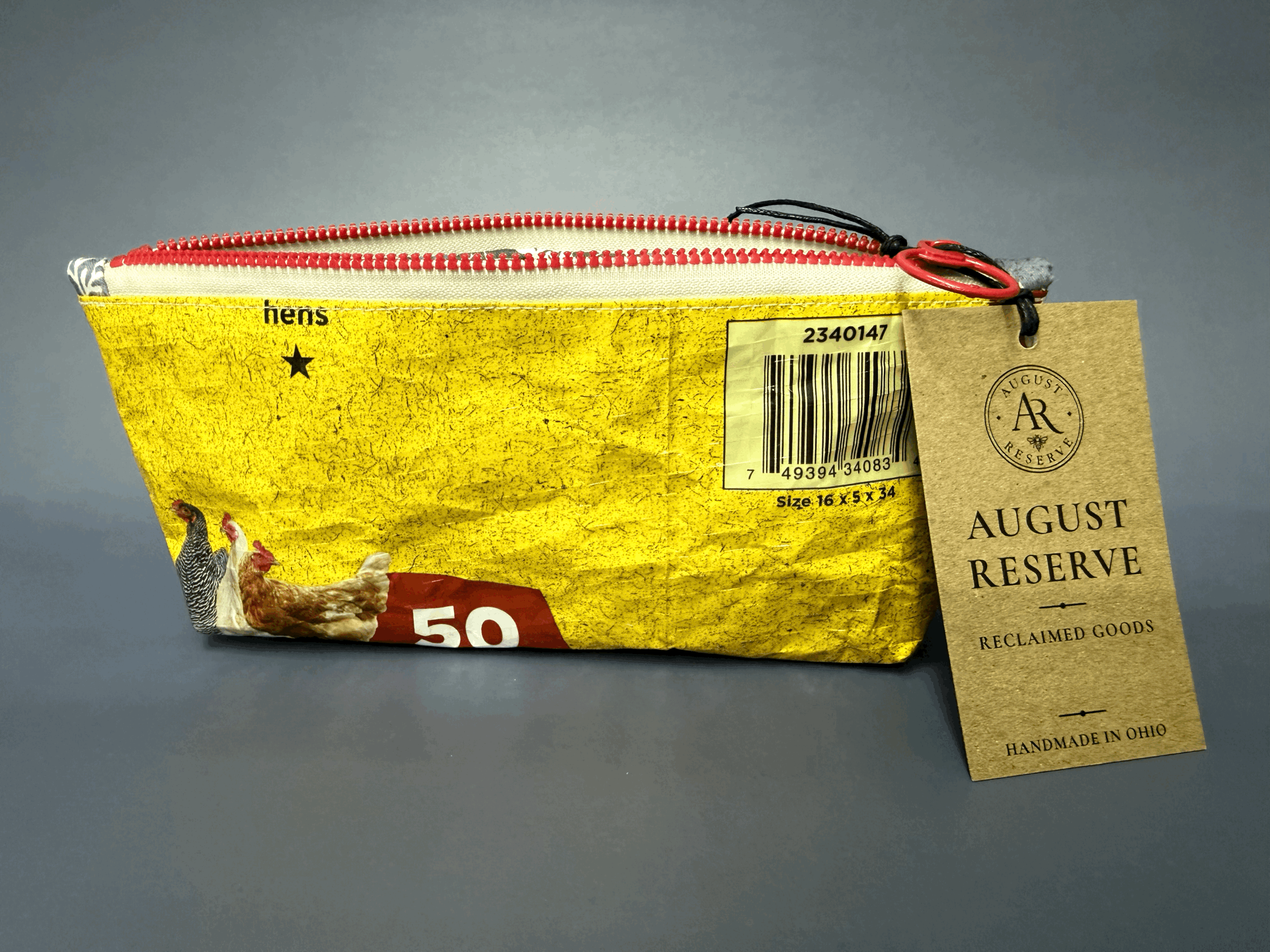 Feed bag lined pouch - LP18 Hens