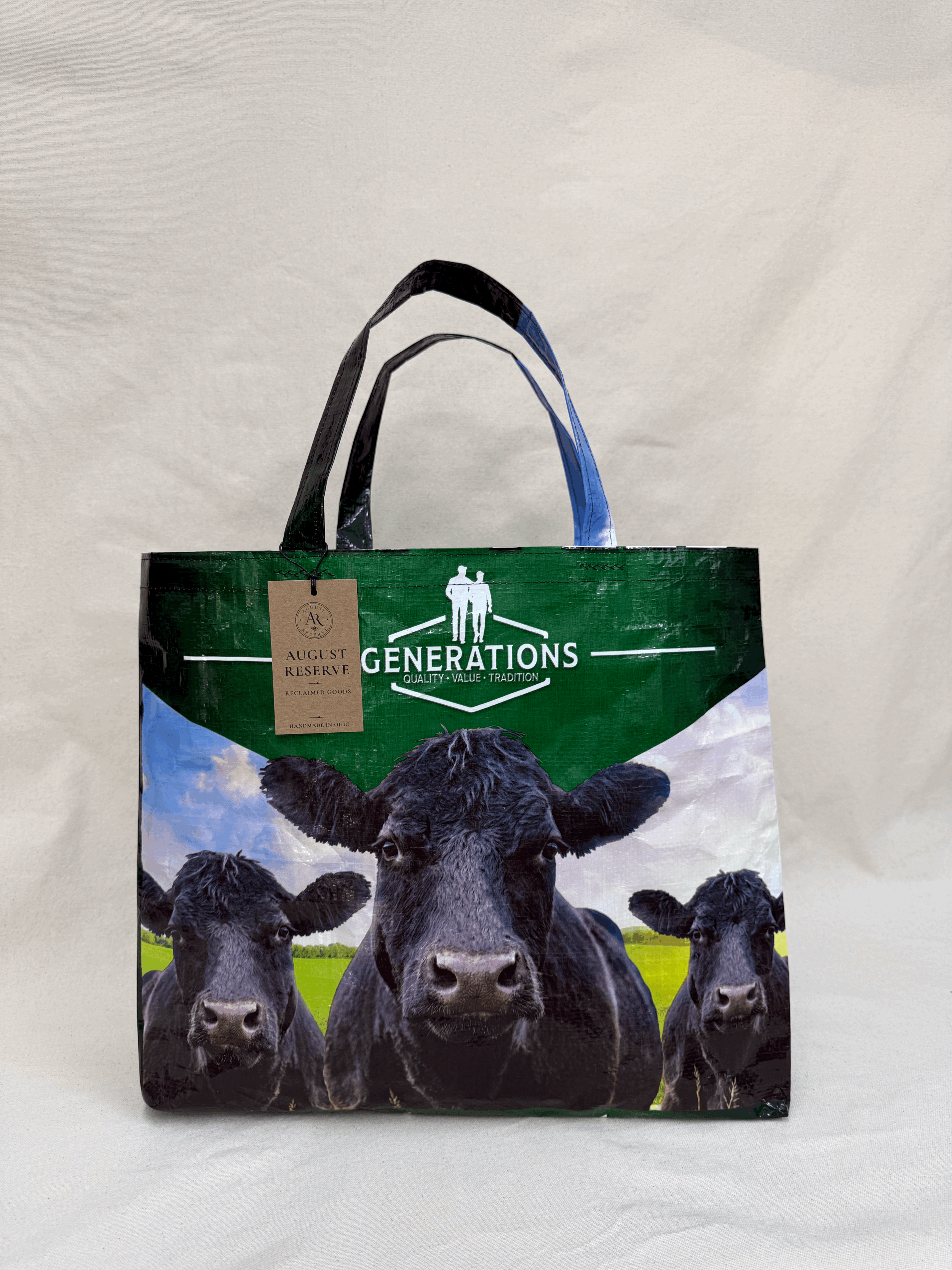 Cow feed bag Tote