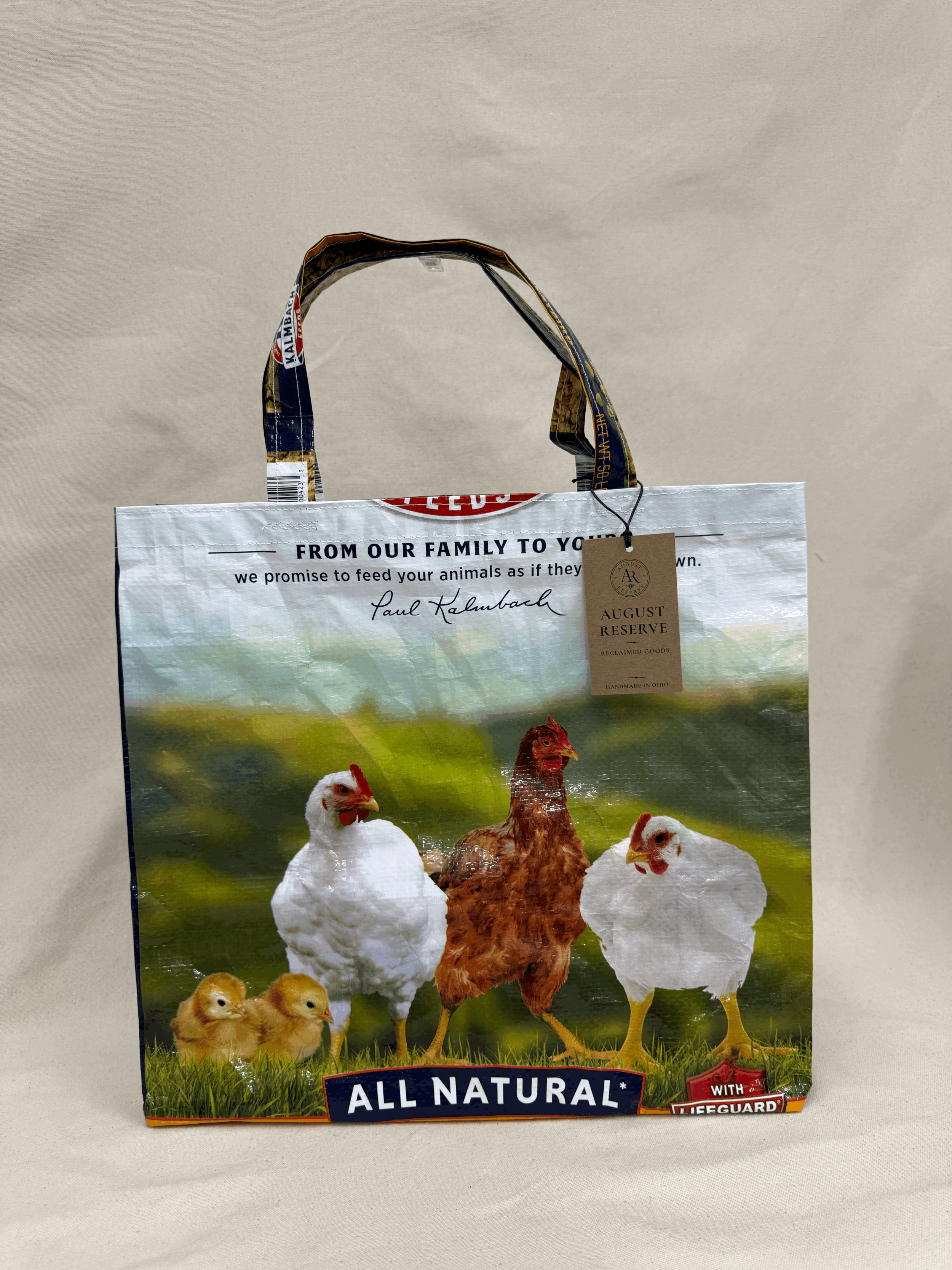 All Natural Cross Hen Tote