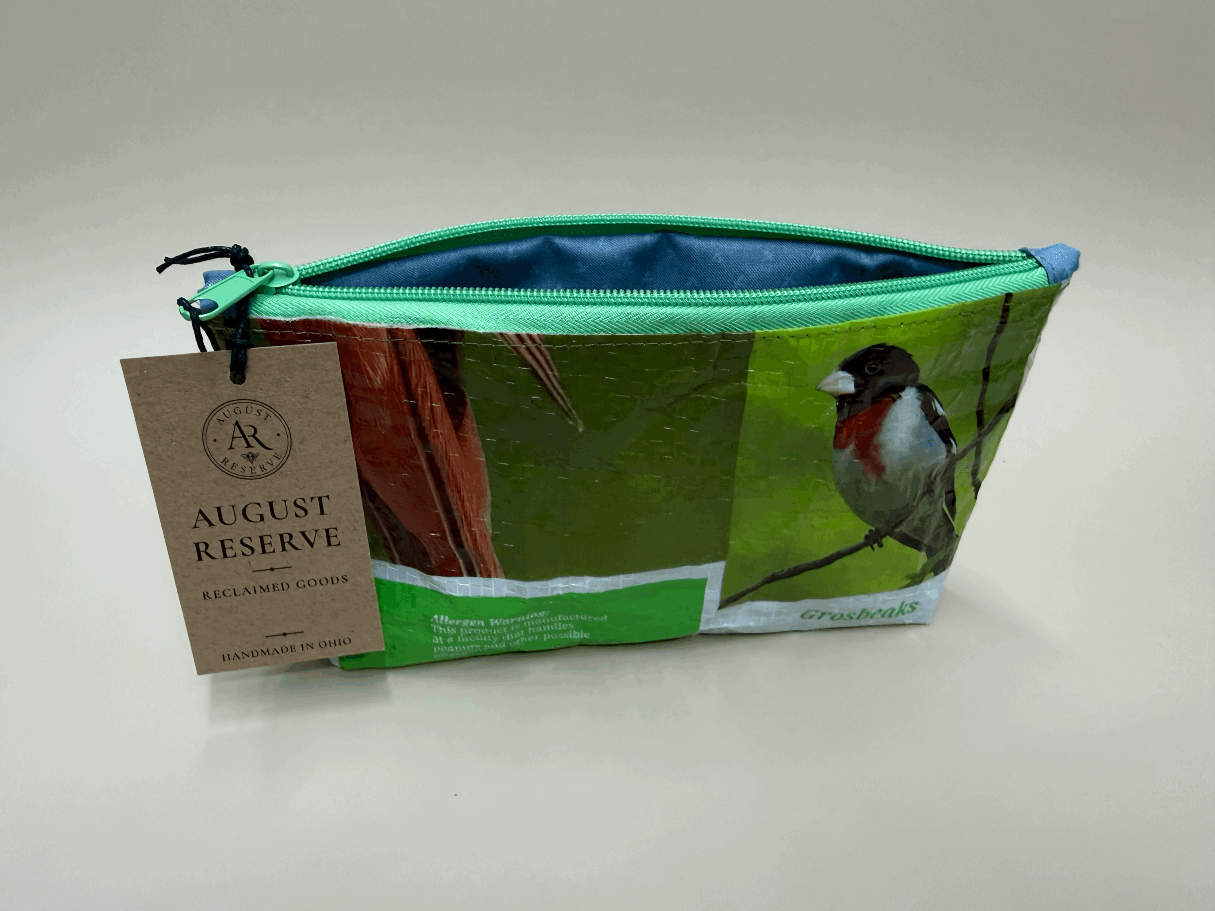 Lined pouch - Grosbeak