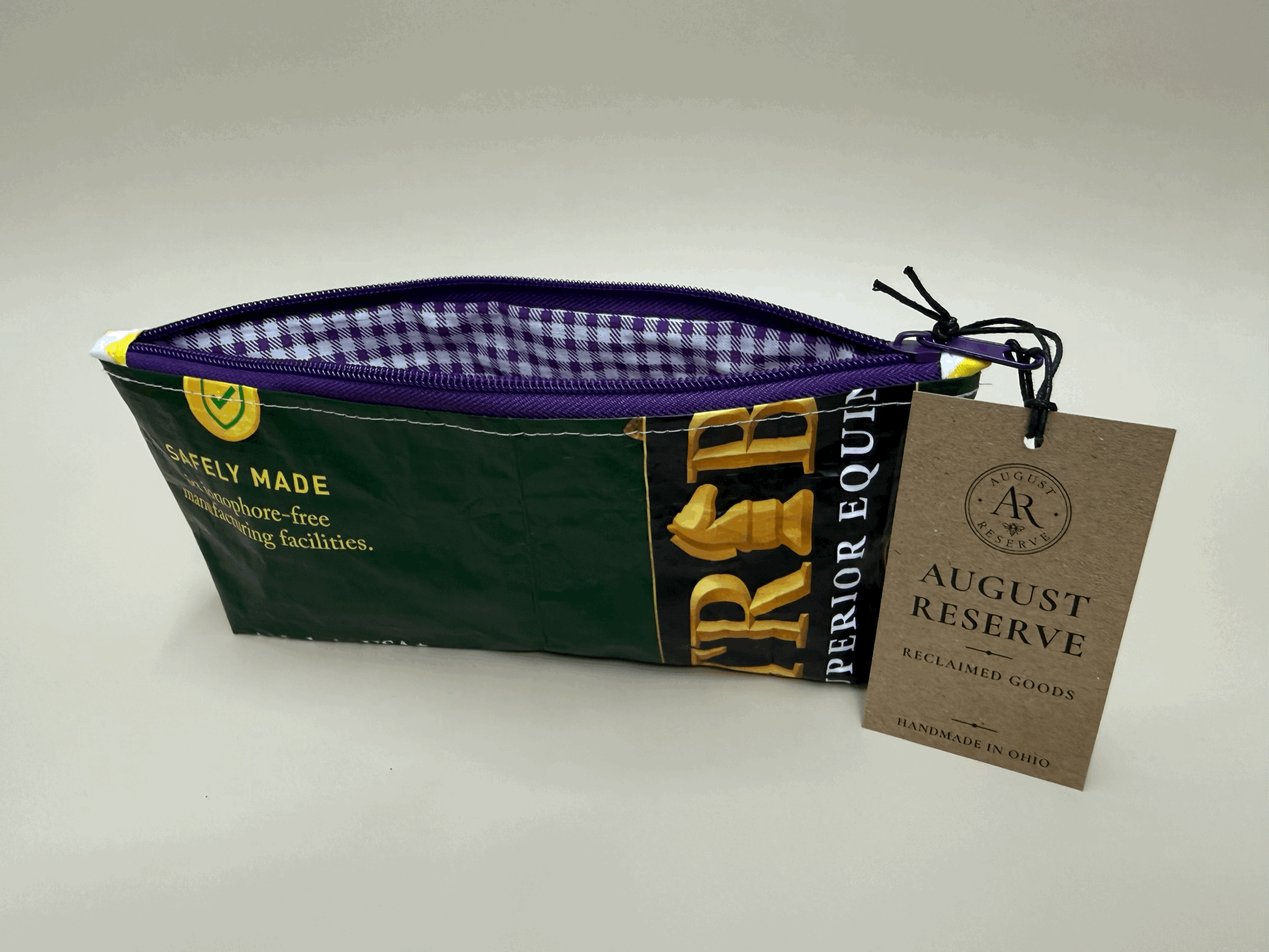 Lined pouch - Tribute check