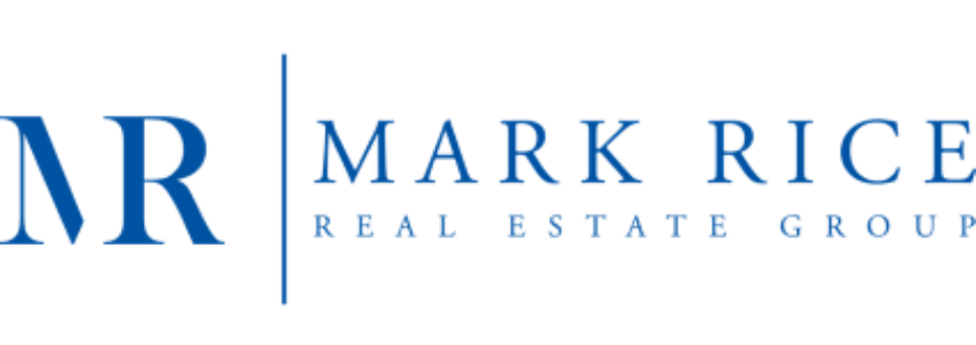 Logo with text 'MR MARK RICE REAL ESTATE GROUP' in blue.