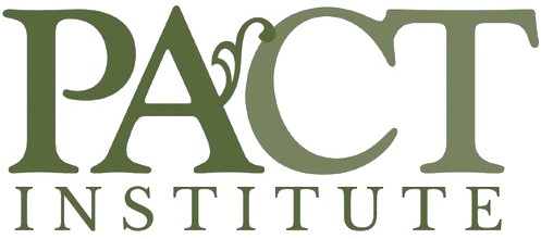 Logo for the PACT Institute with the word 'PACT' in large green letters and 'INSTITUTE' below in smaller green letters.