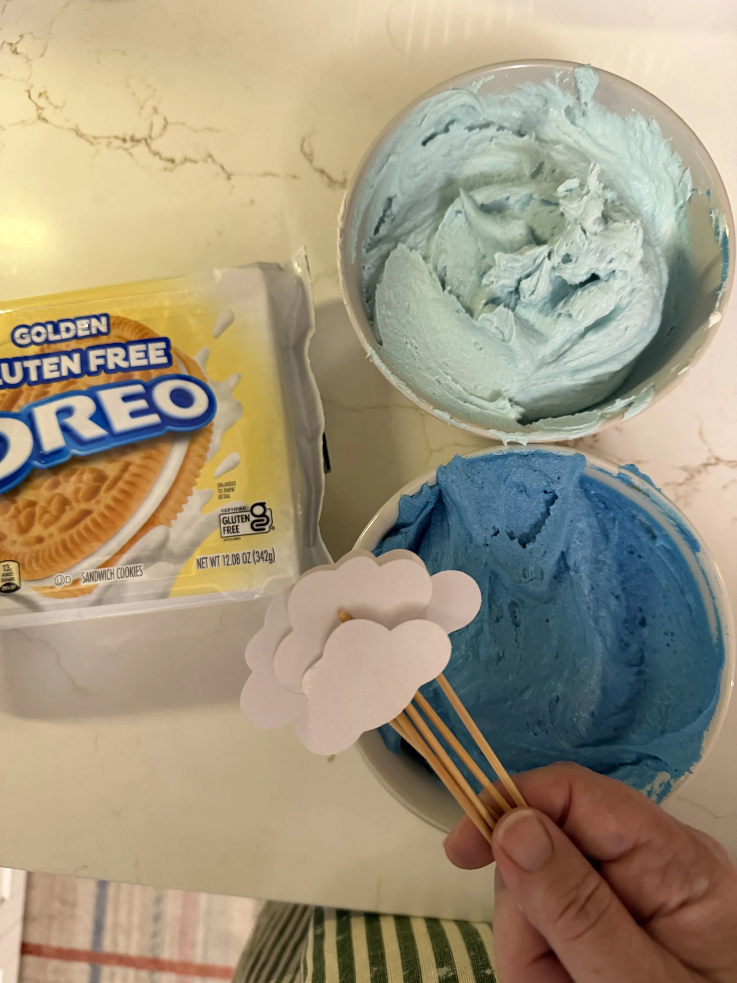 Frosting and Oreos