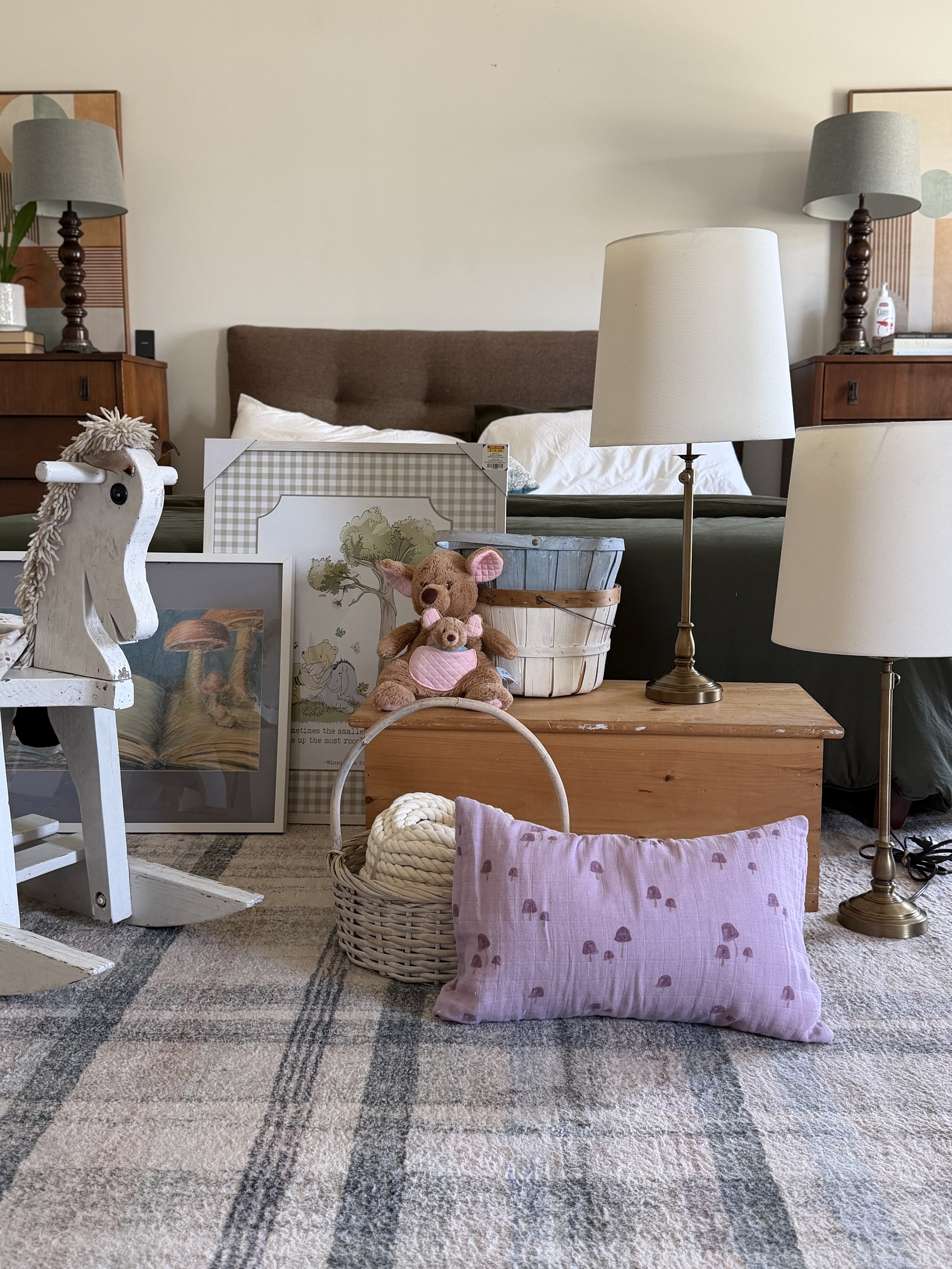Classic - but not pink- Toddler Girl Bedroom 