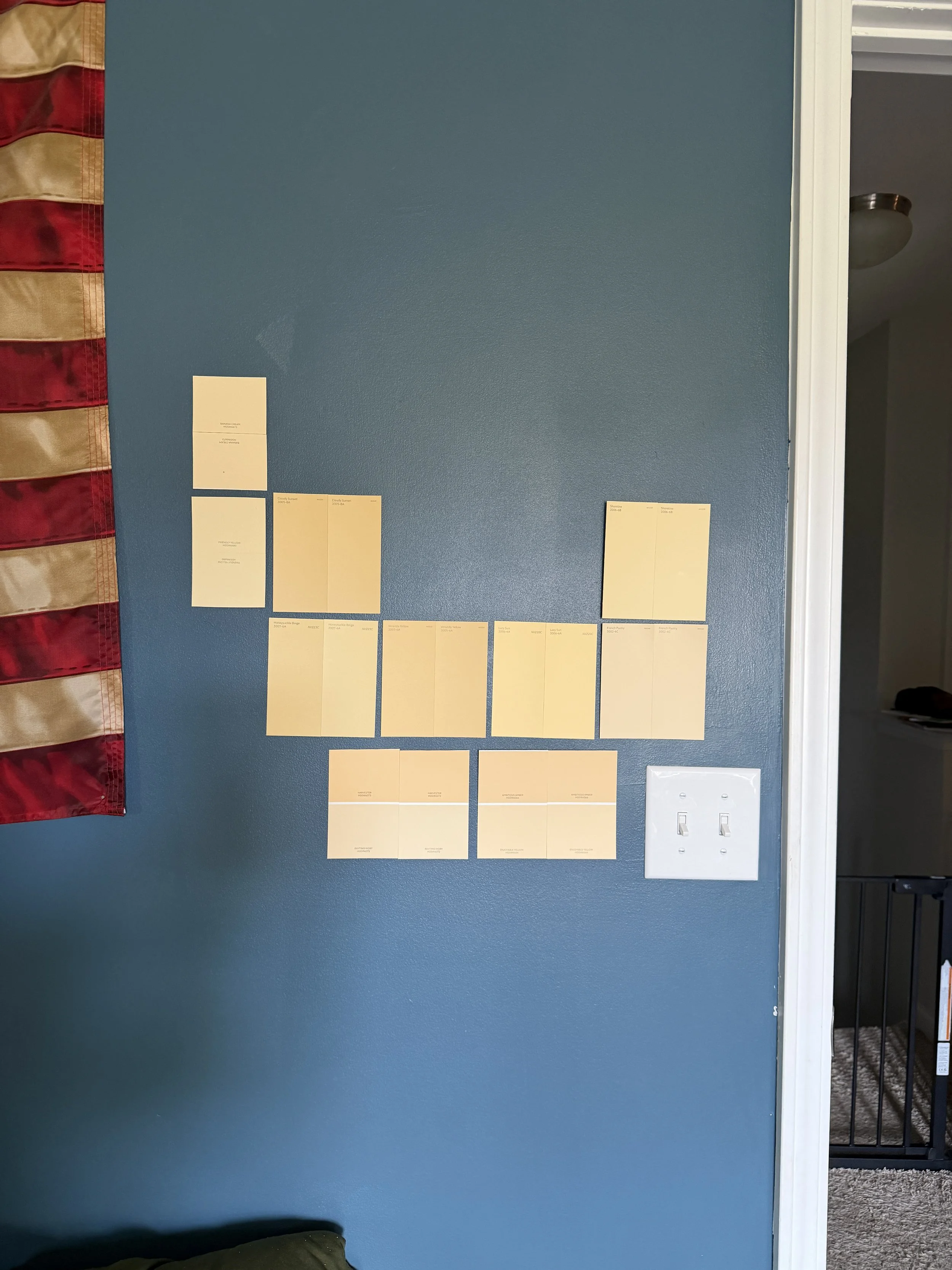 Narrowed down paint chips