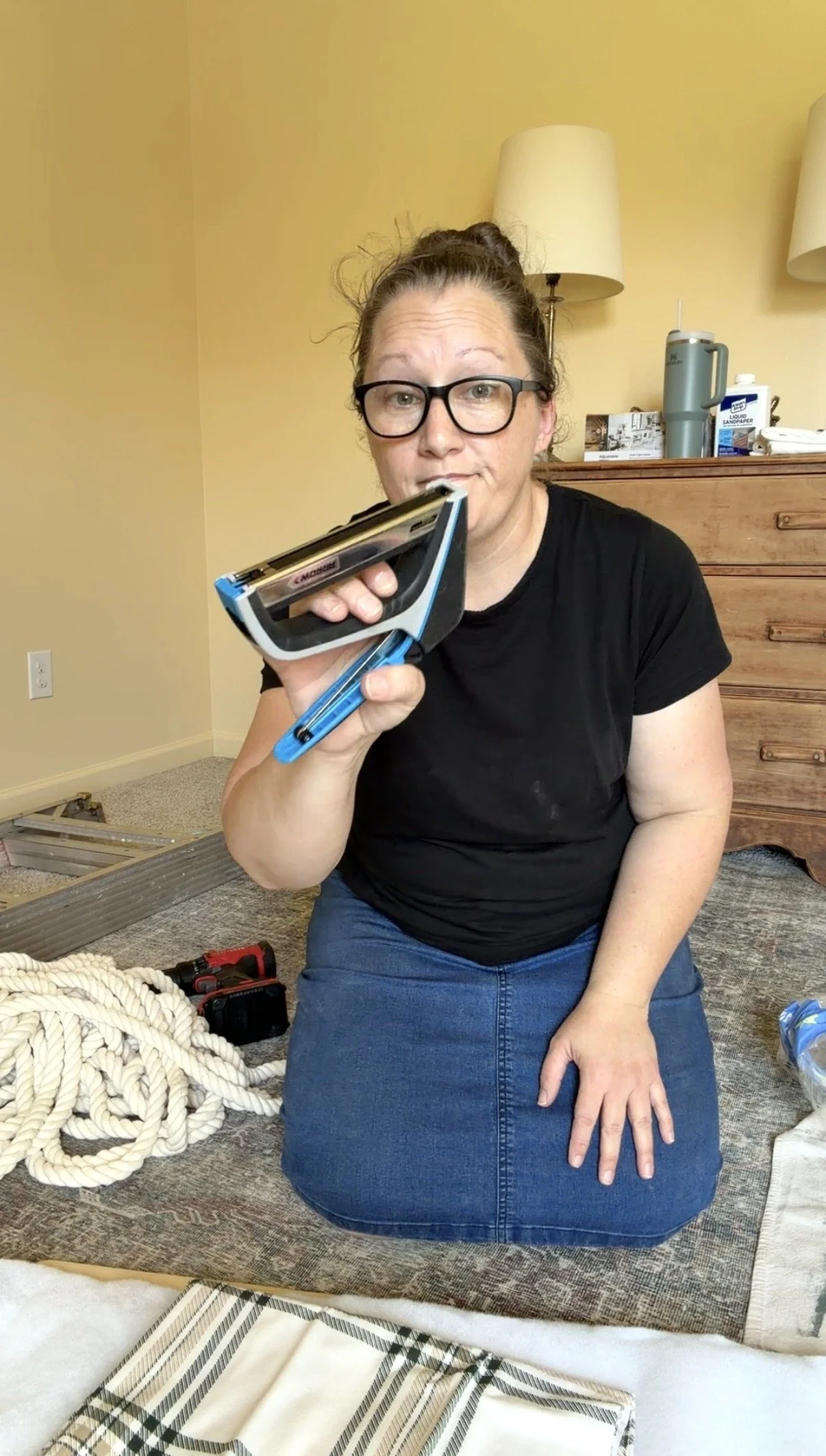 The staple gun