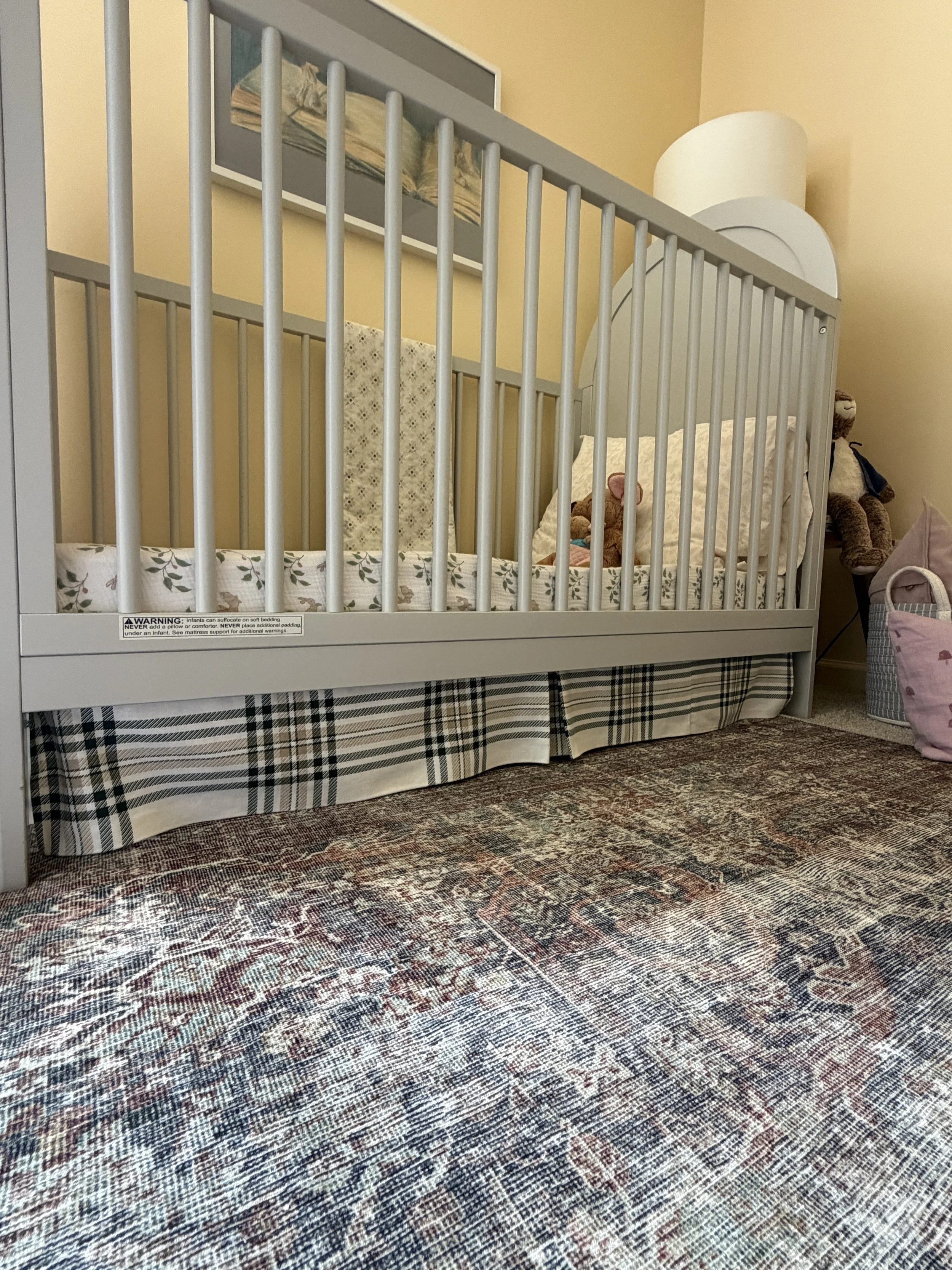 DIY crib skirt