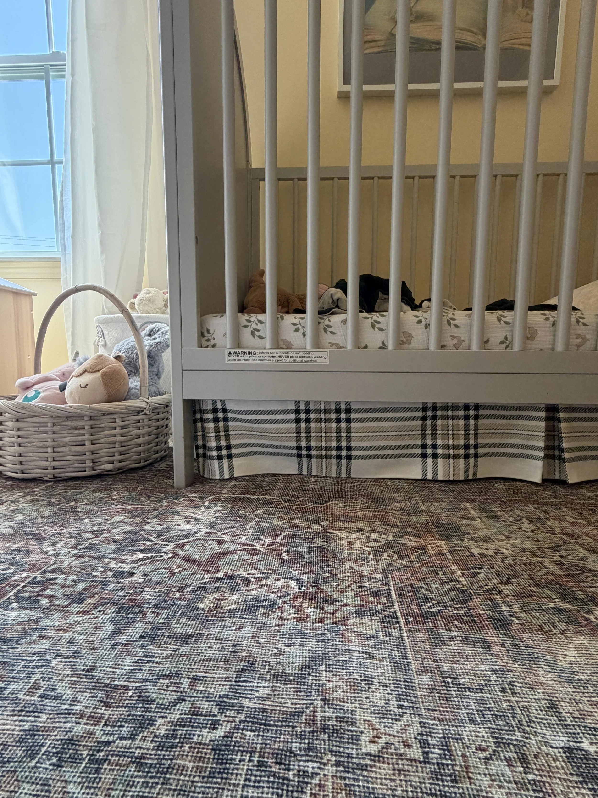 DIY crib skirt