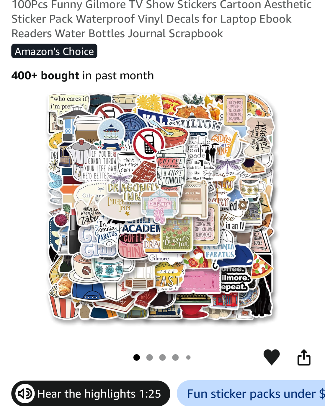 Stickers! And they are not small