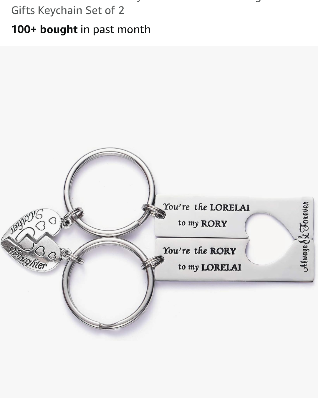 Mom/Daughter keychains