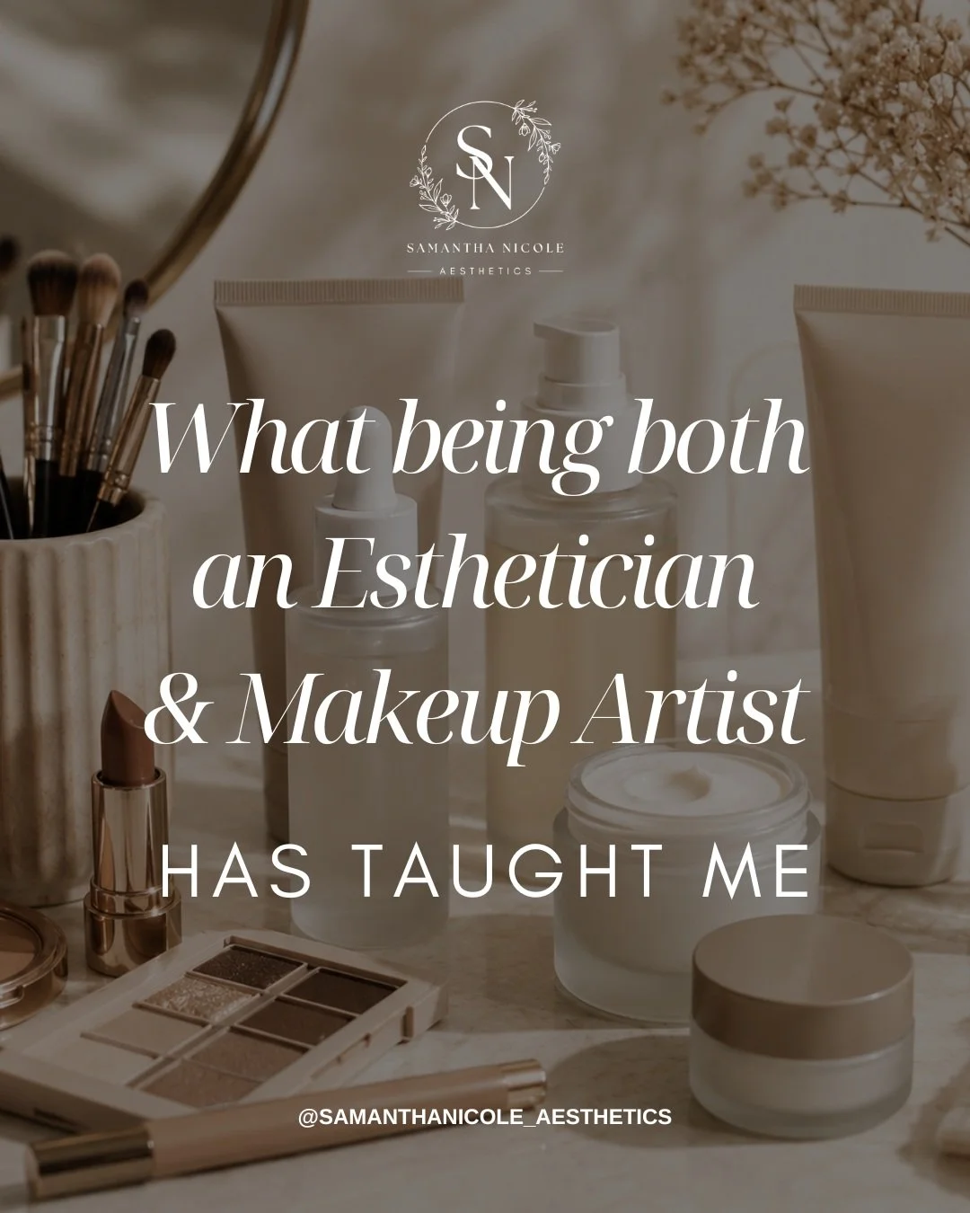 For years, I saw beauty through the eyes of a makeup artist.

Now, as both a licensed esthetician and makeup artist, I've come to see it a little differently.

I've learned that beautiful makeup doesn't begin with the perfect foundation or the right 