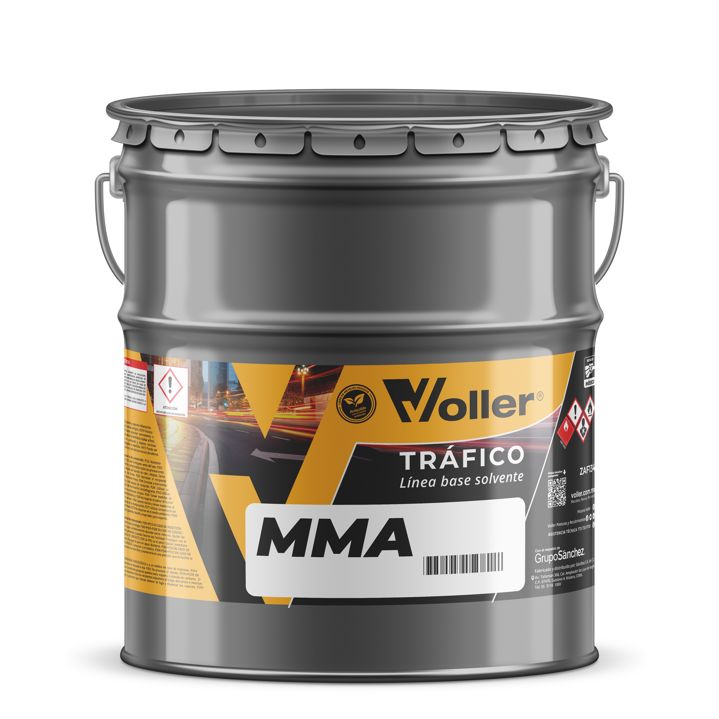 Tráfico (MMA) Spray Pintura de plástico en frío de dos componentes