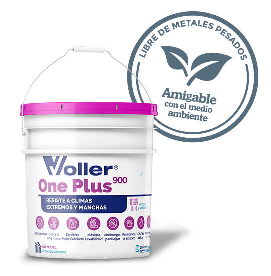 Voller One Plus 900 Recomendada para exteriores Resistente a climas extremos y manchas