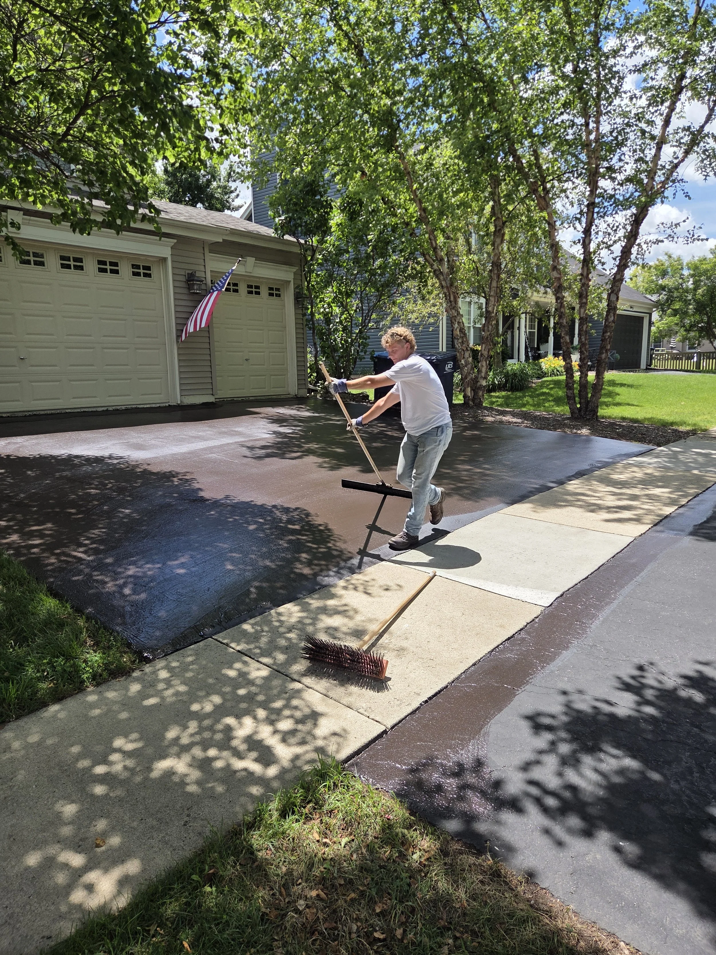 Straight lines for a smooth finish